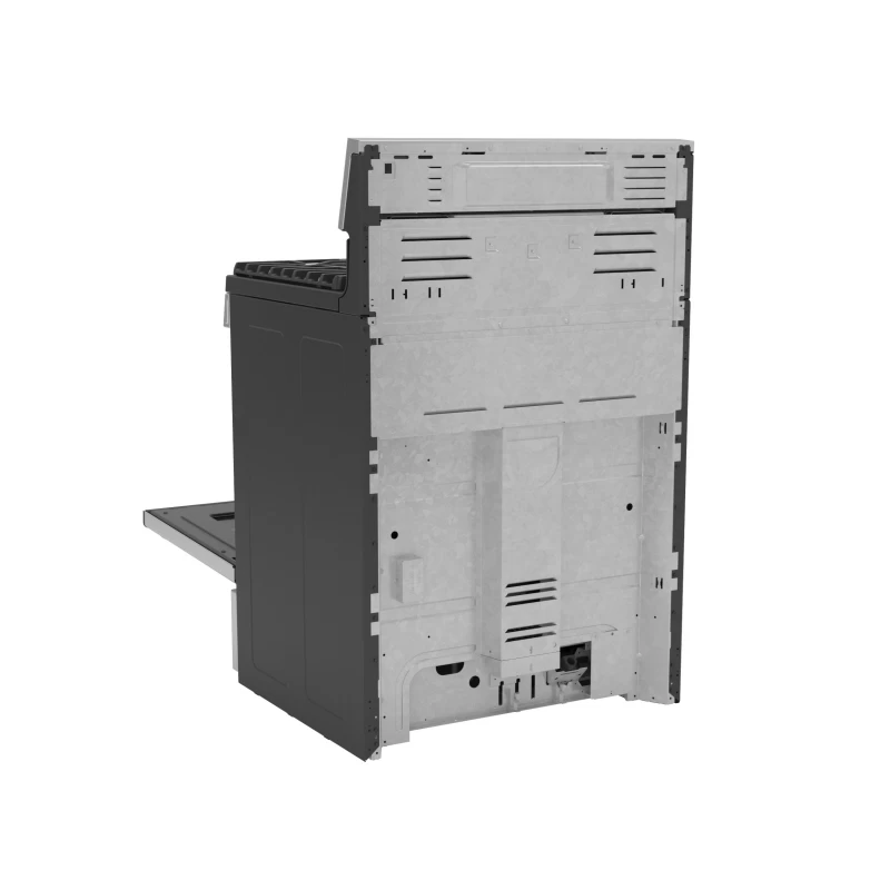 30" Free-Standing Self Clean Dual-Fuel Fingerprint Resistant Range with Storage Drawer P2B935YPFS