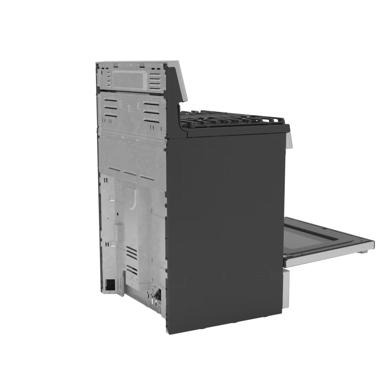 30" Free-Standing Self Clean Dual-Fuel Fingerprint Resistant Range with Storage Drawer P2B935YPFS