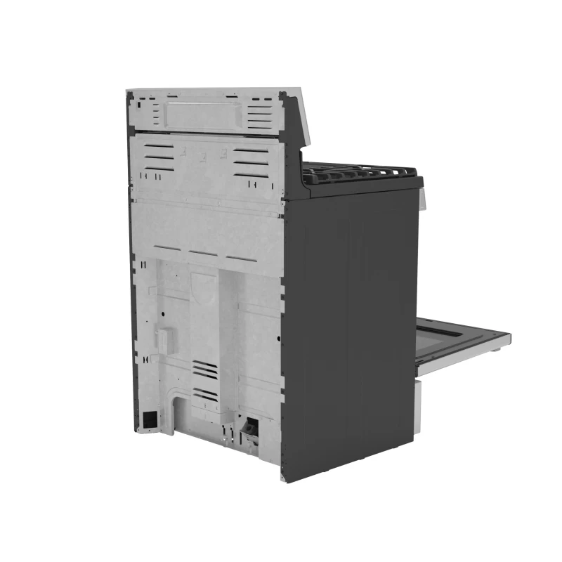 30" Free-Standing Self Clean Dual-Fuel Fingerprint Resistant Range with Storage Drawer P2B935YPFS