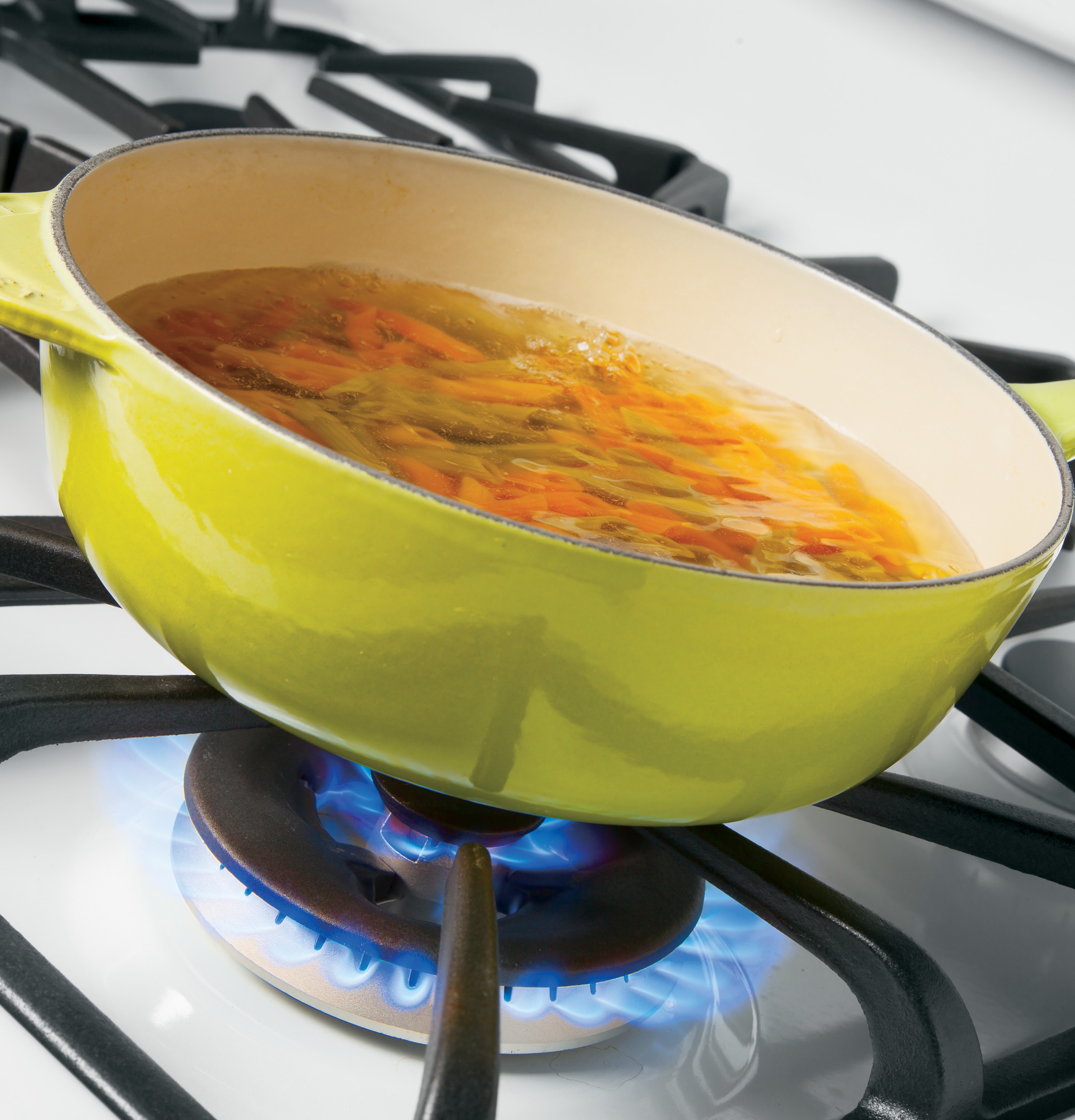 Series 30" Dual-Fuel Free-Standing Range with Warming Drawer P2B940DEHWW, product image 3 of 15