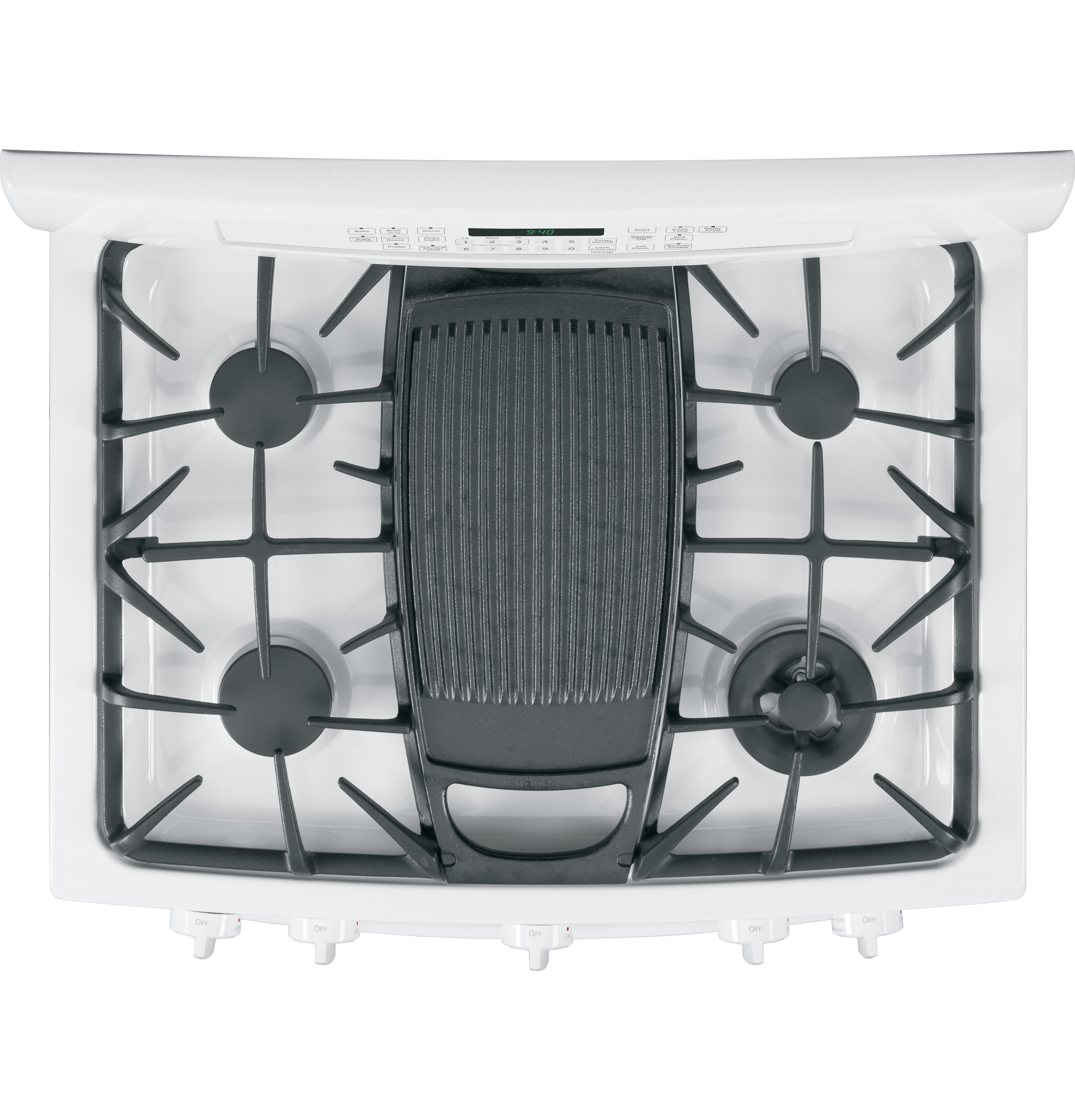 Series 30" Dual-Fuel Free-Standing Range with Warming Drawer P2B940DEHWW, product image 11 of 15