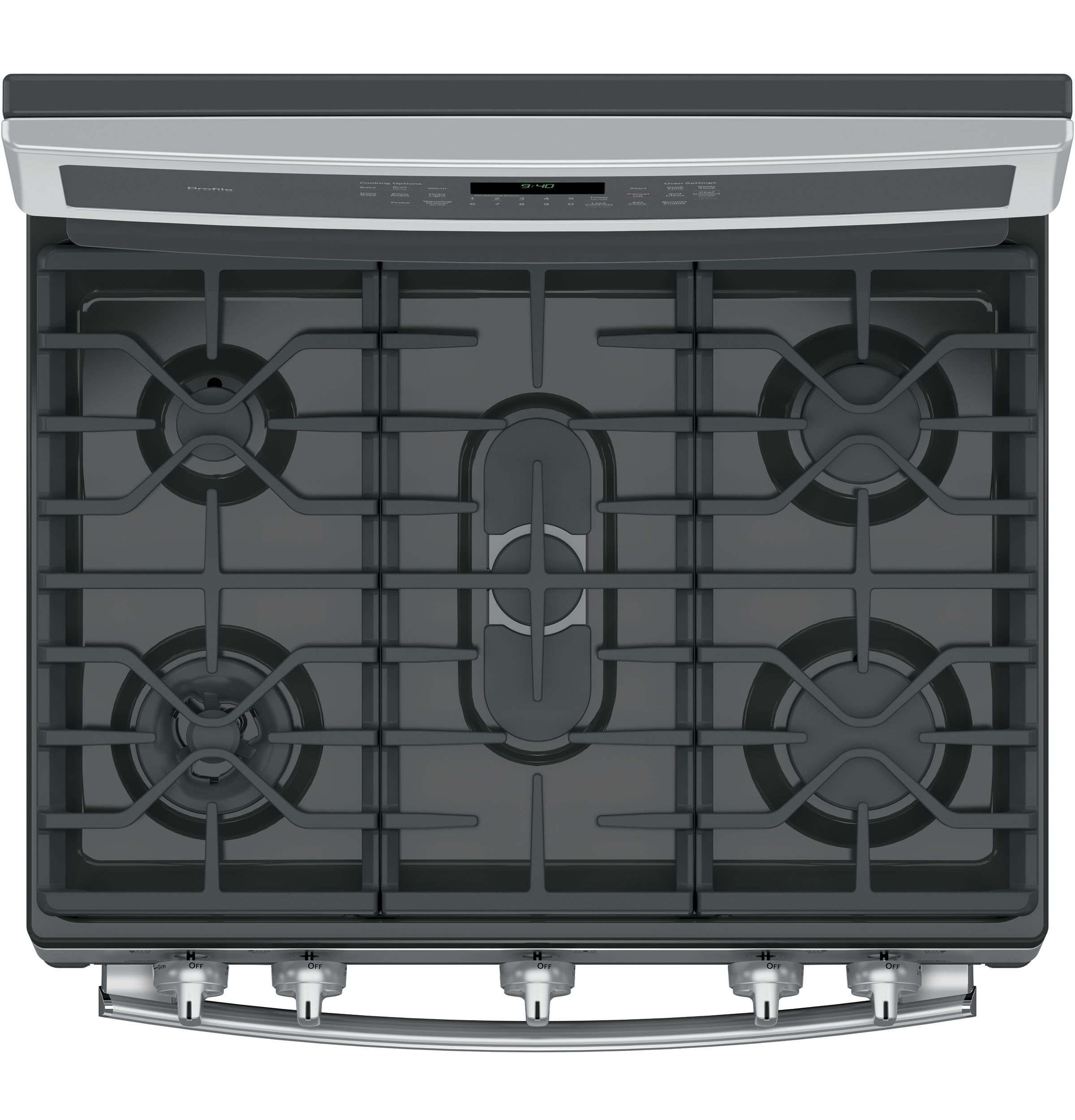 30" Smart Dual-Fuel Free-Standing Convection Range with Warming Drawer P2B940SEJSS, product image 4 of 24
