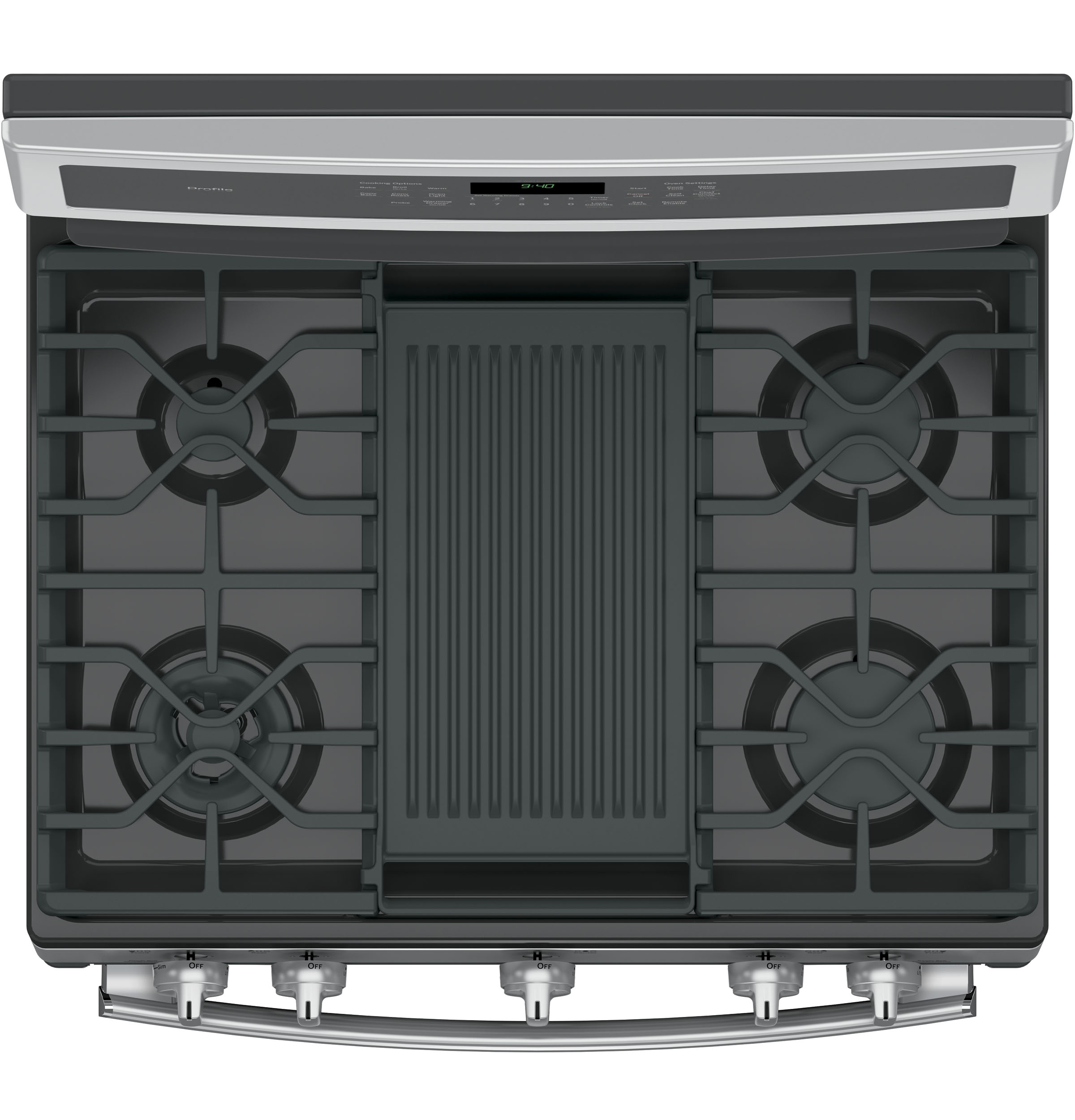 30" Smart Dual-Fuel Free-Standing Convection Range with Warming Drawer P2B940SEJSS, product image 5 of 24