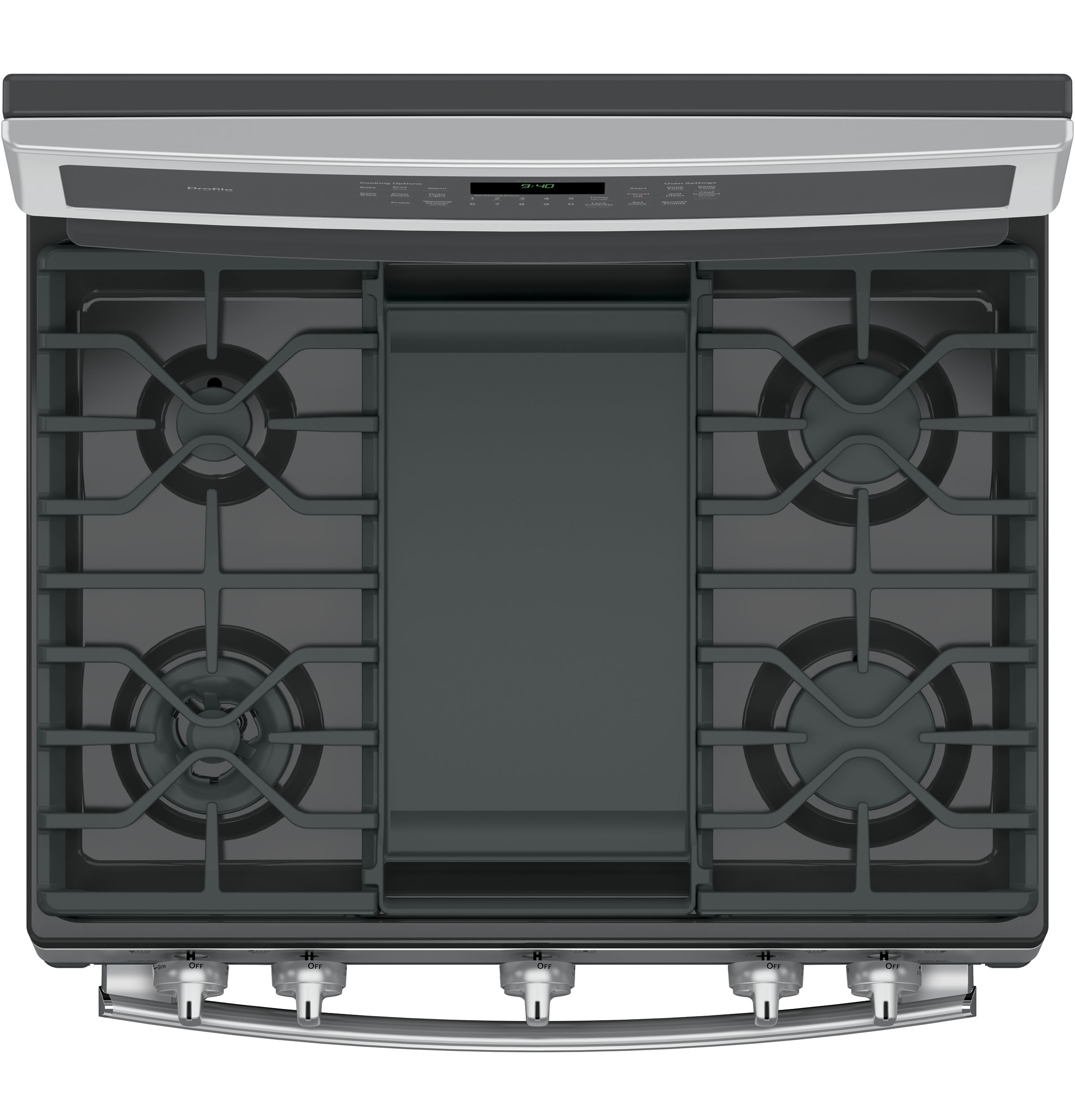 30" Smart Dual-Fuel Free-Standing Convection Range with Warming Drawer P2B940SEJSS, product image 6 of 24