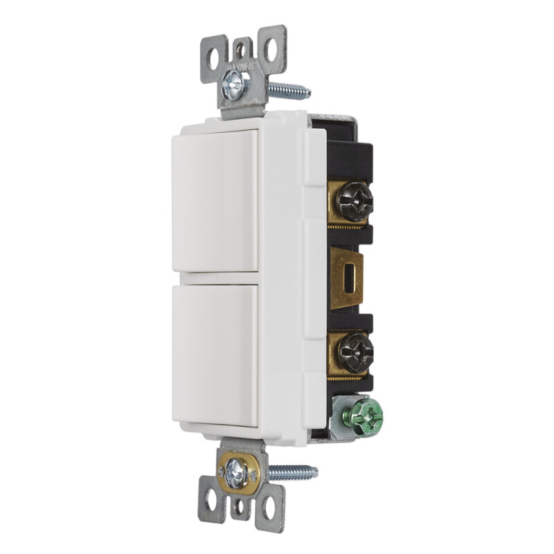 Broan-NuTone 2-Rocker Switch, White view 3