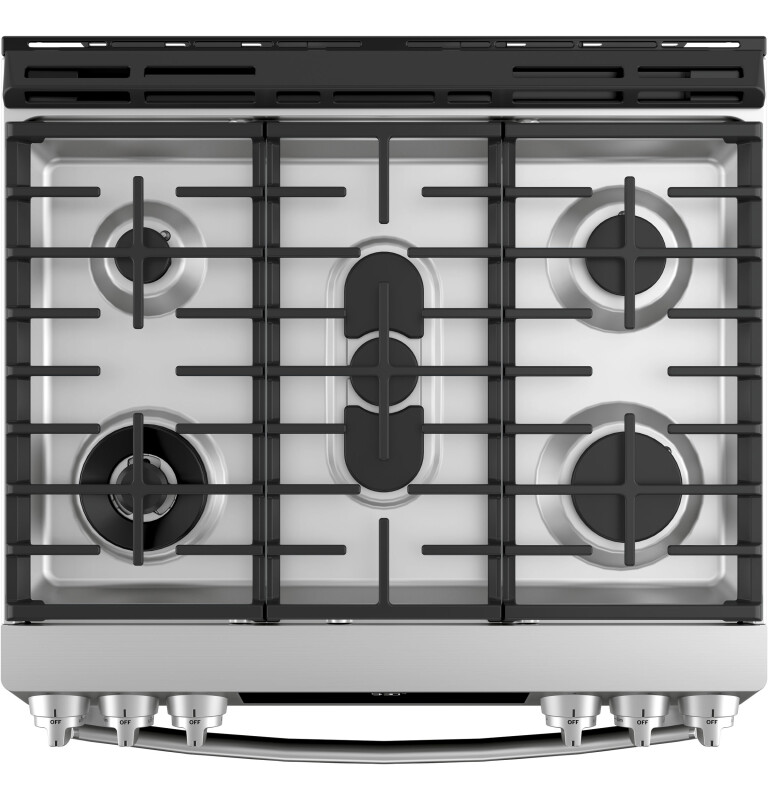 30" Smart Dual Fuel Slide-In Front-Control Range P2S930SELSS, product image 11 of 22