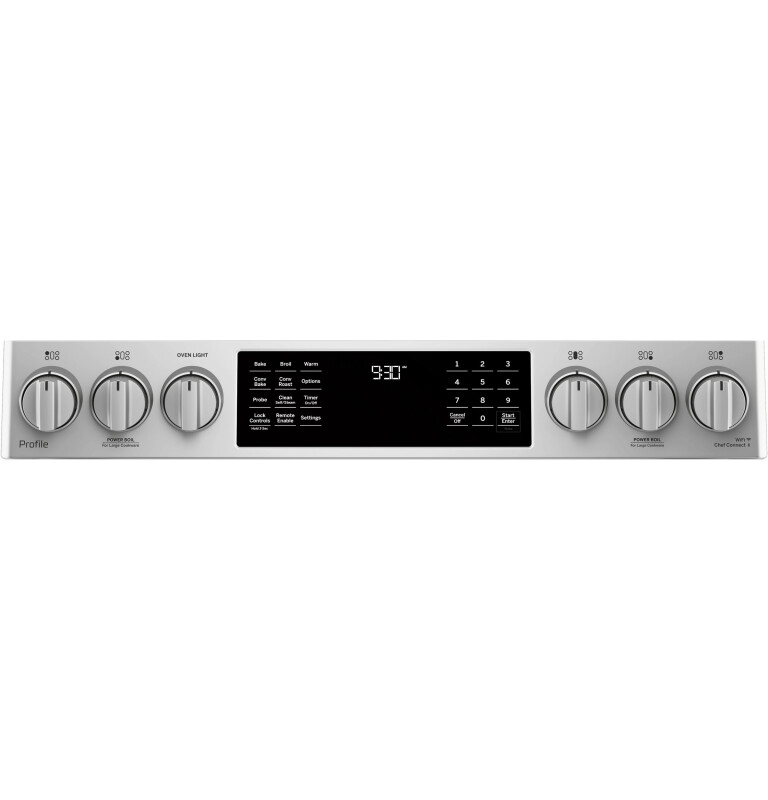 30" Smart Dual Fuel Slide-In Front-Control Range P2S930SELSS, product image 4 of 22