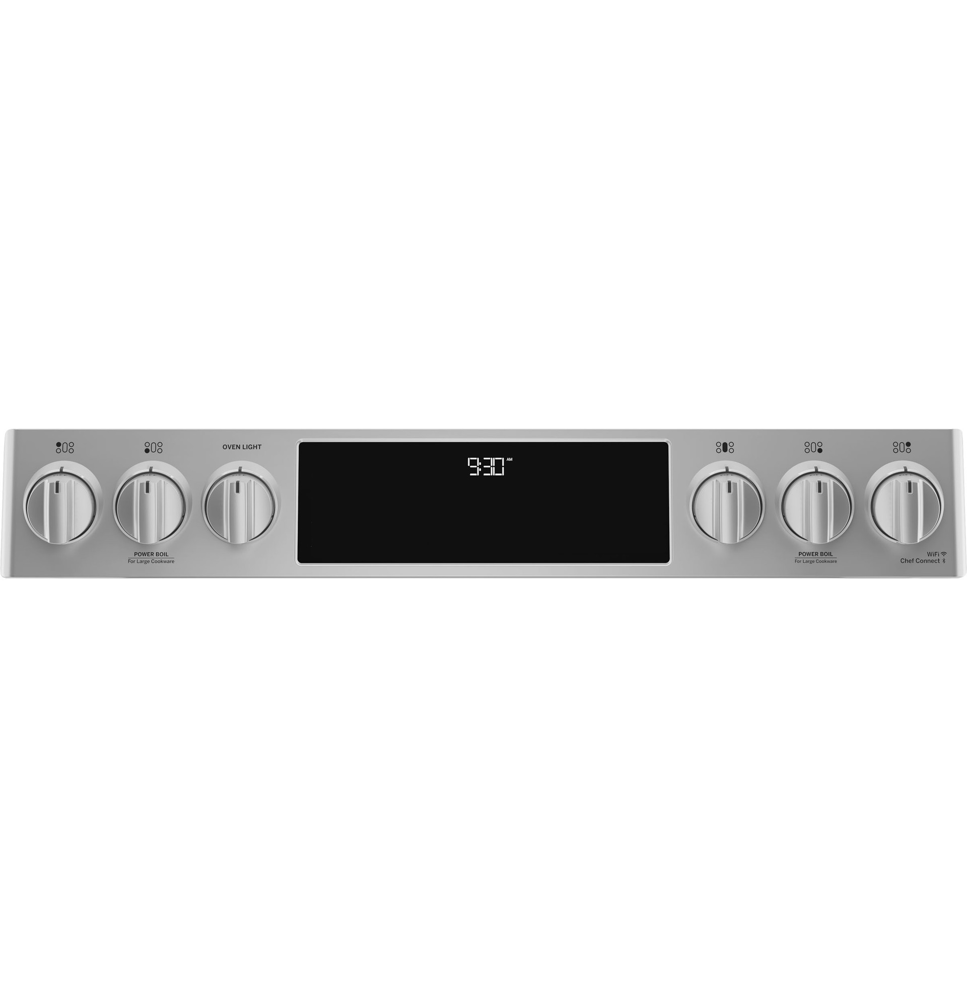 GE Profile™ 30" Smart Dual Fuel Slide-In Front-Control Fingerprint Resistant Range P2S930YPFS
