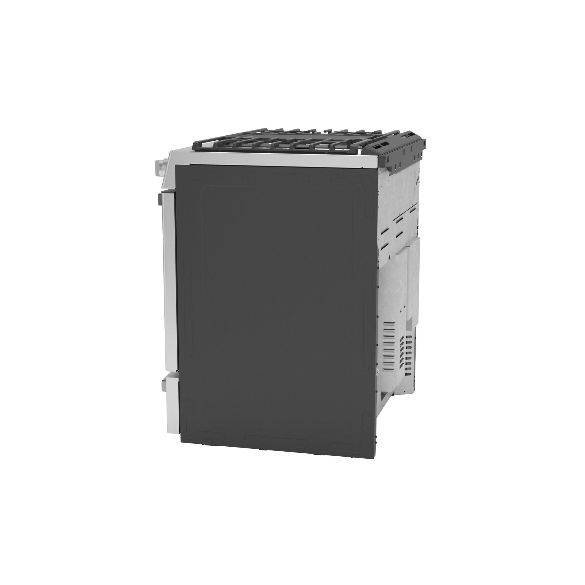 GE Profile™ 30" Smart Dual Fuel Slide-In Front-Control Fingerprint Resistant Range P2S930YPFS