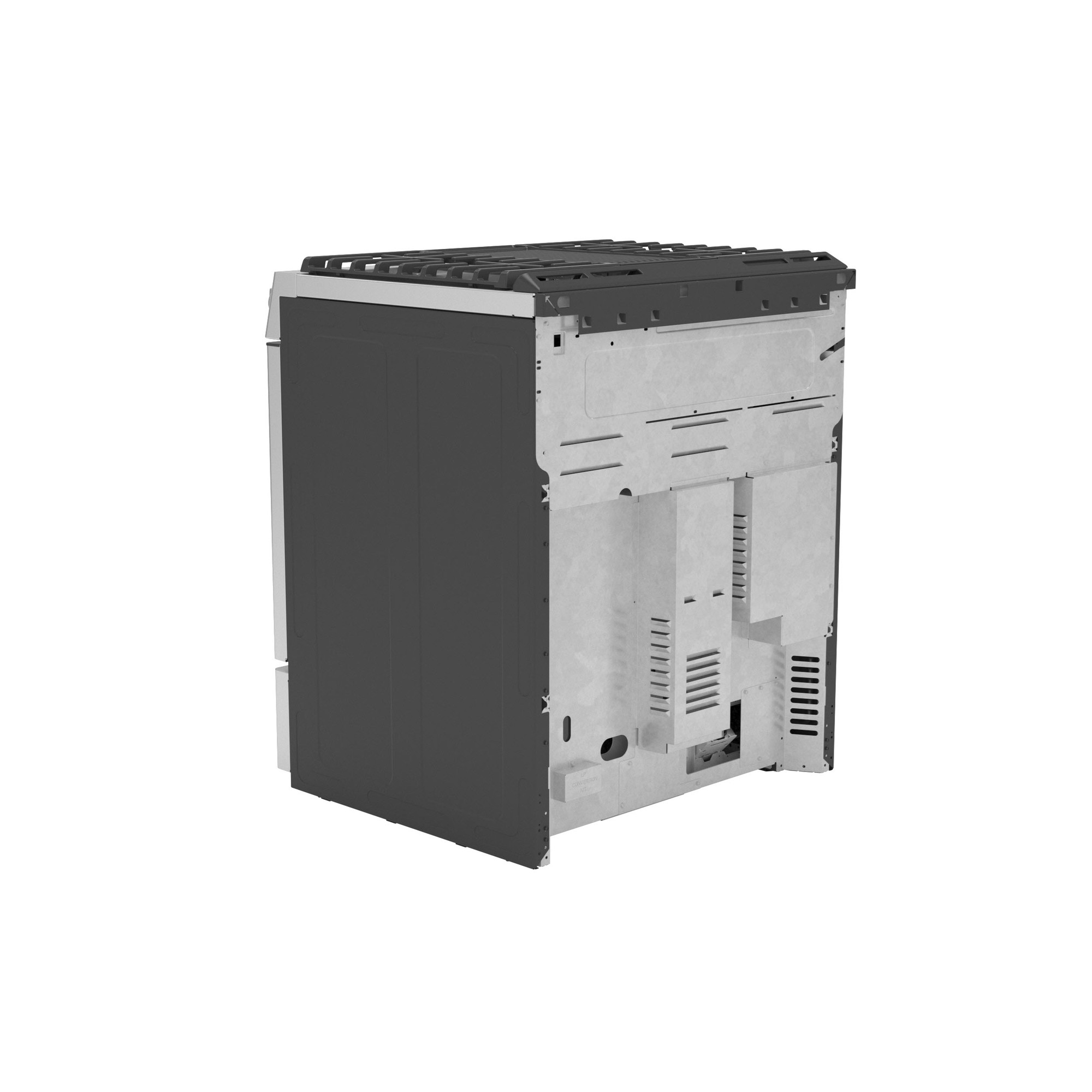 GE Profile™ 30" Smart Dual Fuel Slide-In Front-Control Fingerprint Resistant Range P2S930YPFS