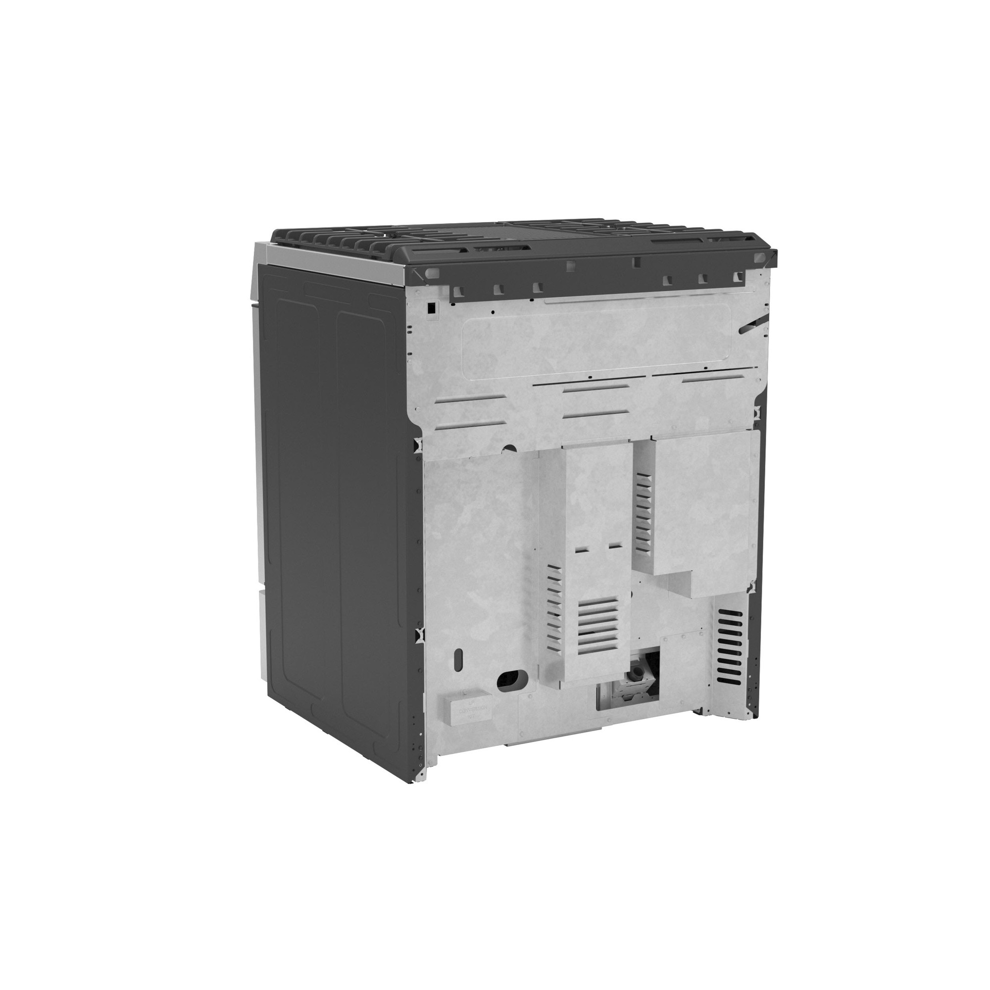 GE Profile™ 30" Smart Dual Fuel Slide-In Front-Control Fingerprint Resistant Range P2S930YPFS