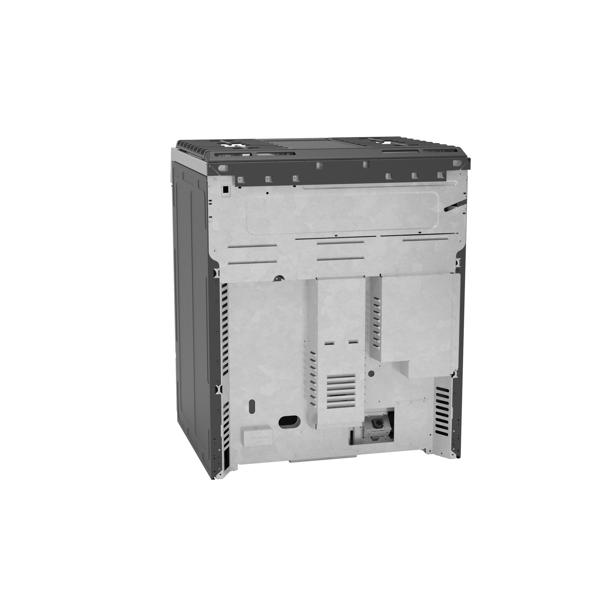 GE Profile™ 30" Smart Dual Fuel Slide-In Front-Control Fingerprint Resistant Range P2S930YPFS