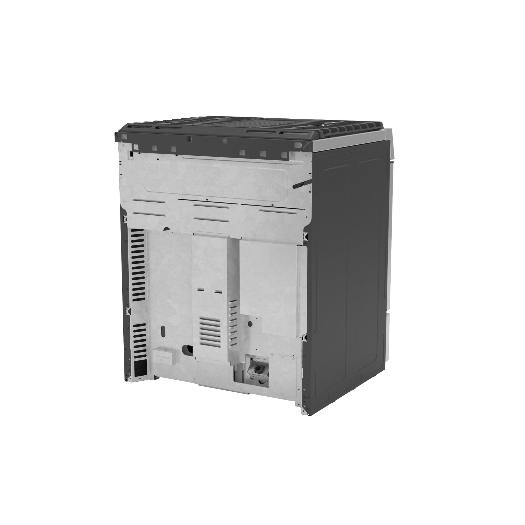 GE Profile™ 30" Smart Dual Fuel Slide-In Front-Control Fingerprint Resistant Range P2S930YPFS