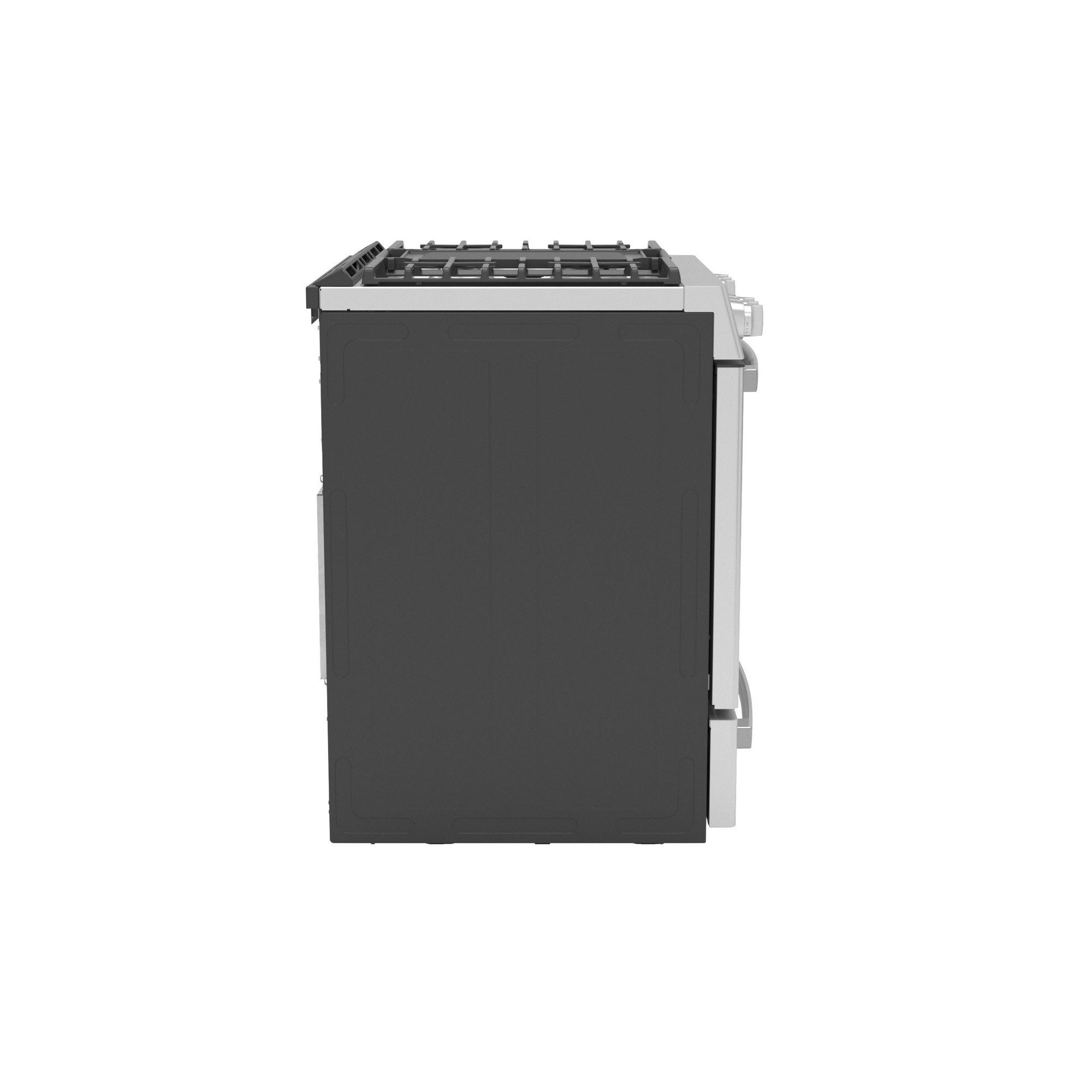 GE Profile™ 30" Smart Dual Fuel Slide-In Front-Control Fingerprint Resistant Range P2S930YPFS