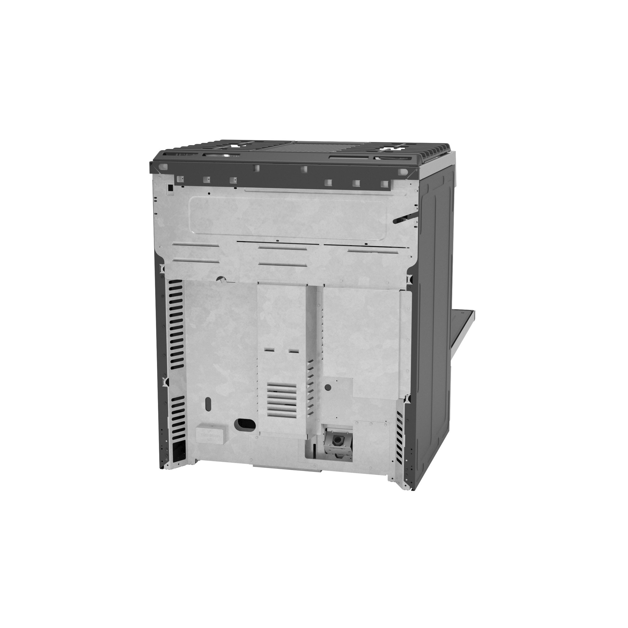 GE Profile™ 30" Smart Dual Fuel Slide-In Front-Control Fingerprint Resistant Range P2S930YPFS