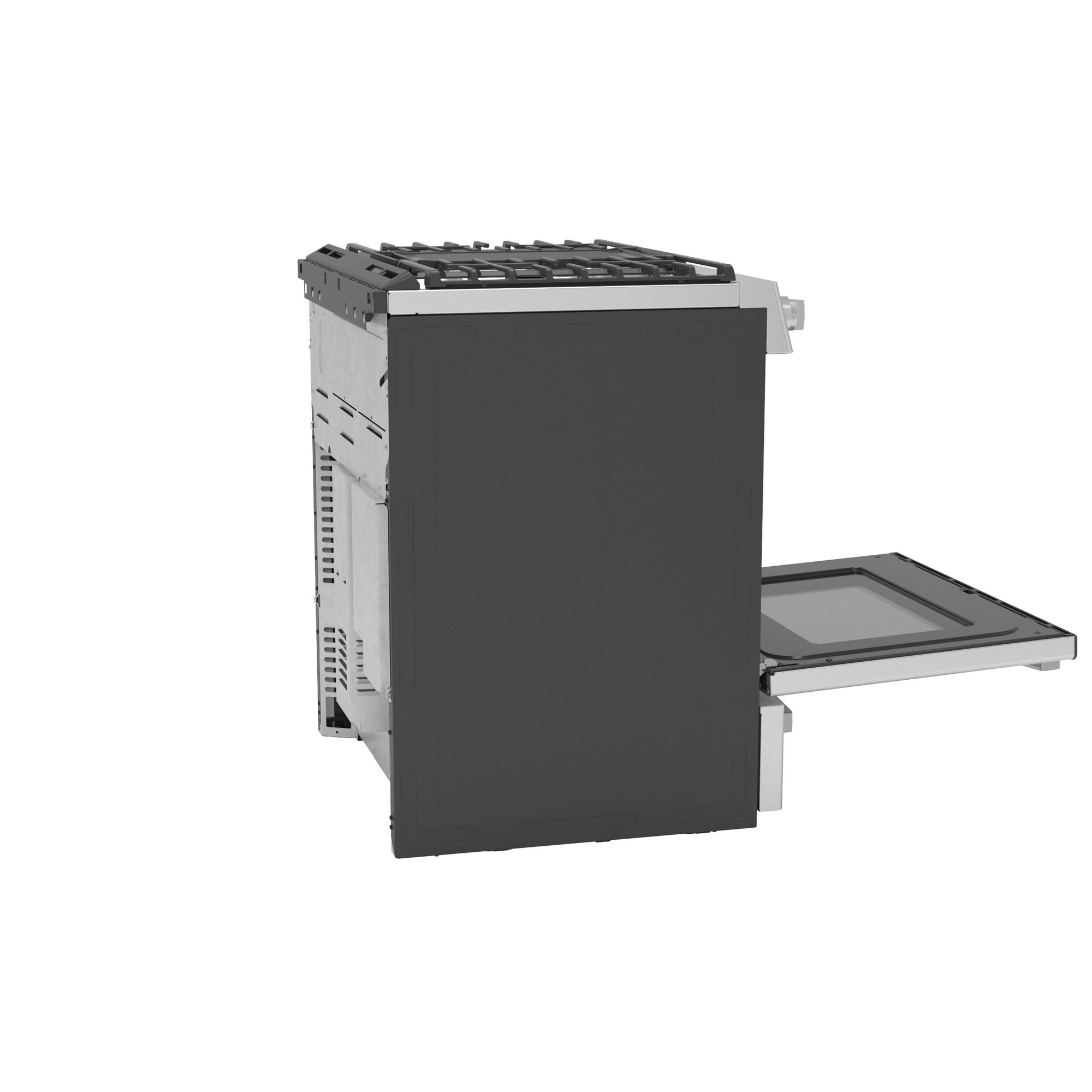 GE Profile™ 30" Smart Dual Fuel Slide-In Front-Control Fingerprint Resistant Range P2S930YPFS