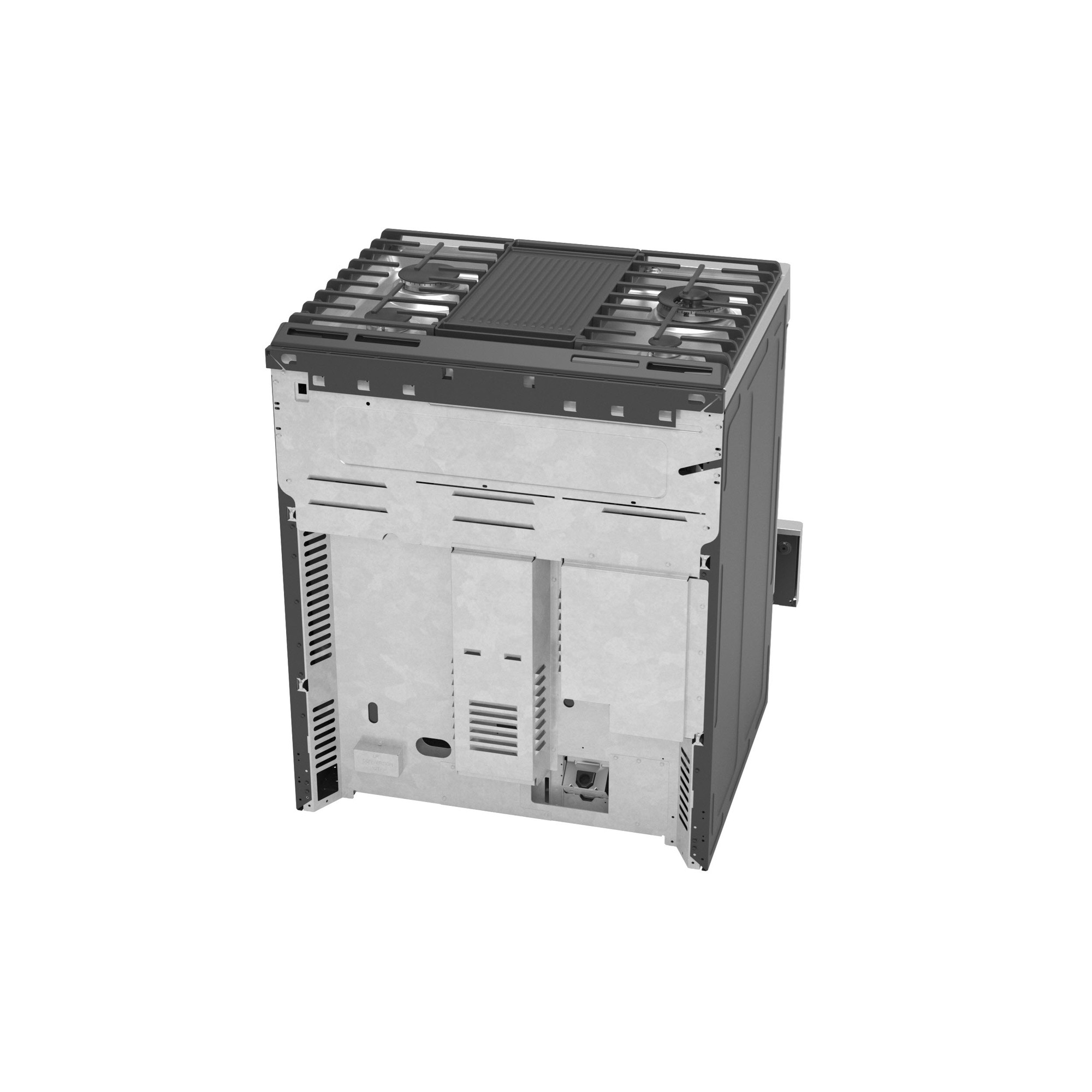 GE Profile™ 30" Smart Dual Fuel Slide-In Front-Control Fingerprint Resistant Range P2S930YPFS