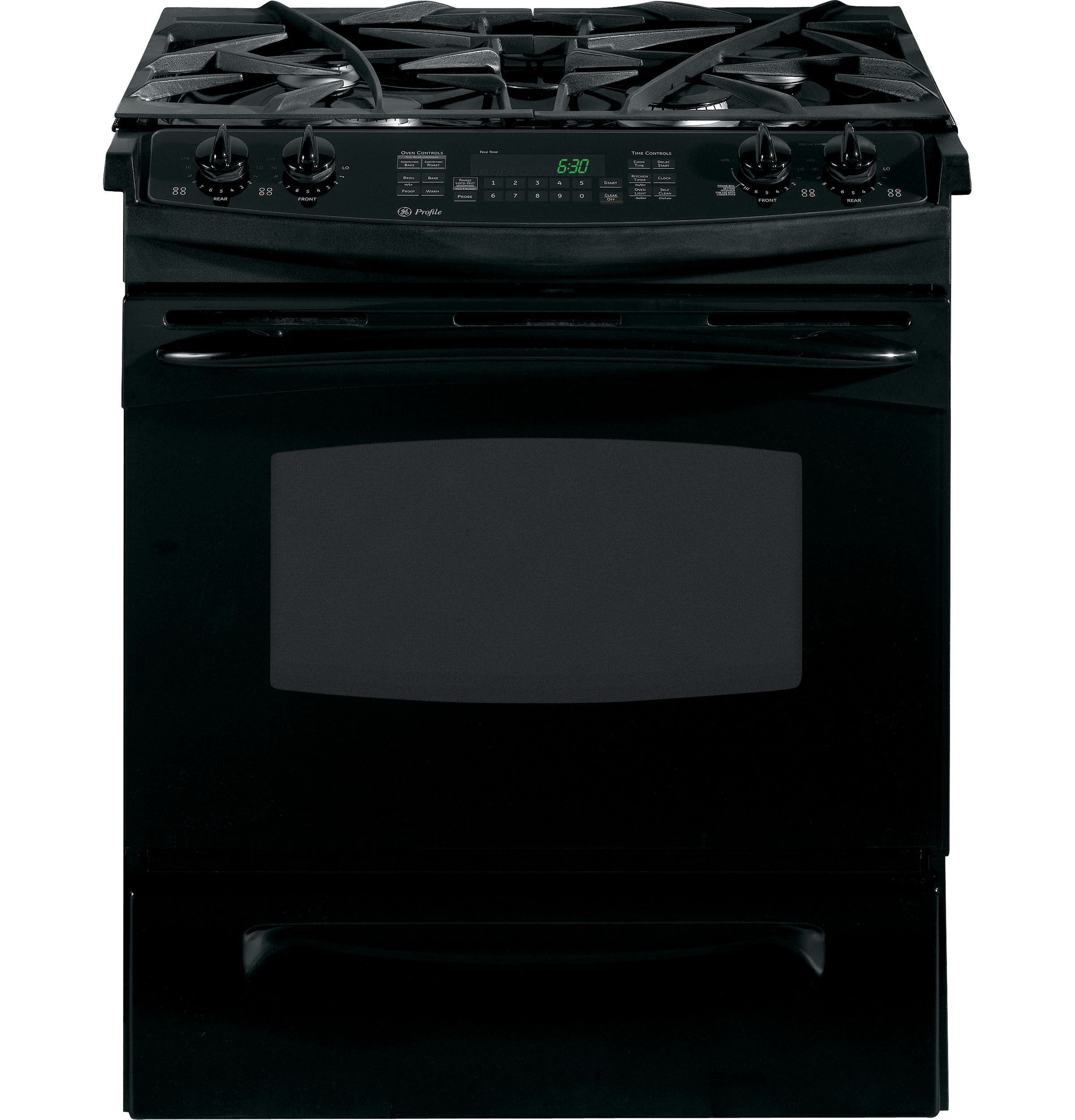 30" Dual Fuel Slide-In Range P2S975DEPBB