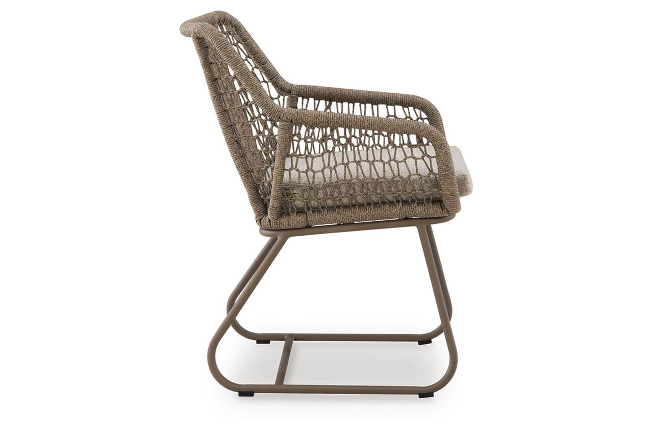 Monach Heights Outdoor Table and 2 Chairs In Beige P321050
