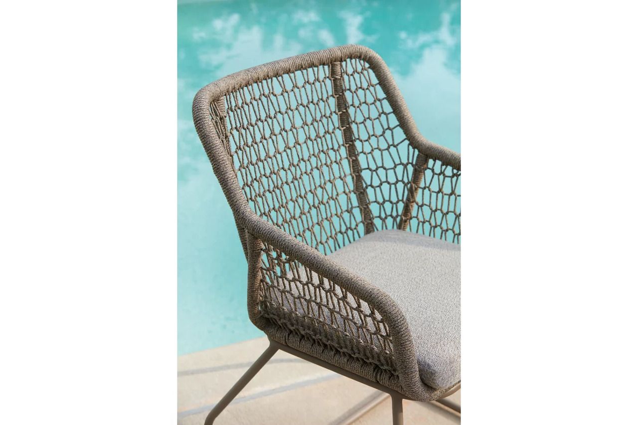 Monach Heights Outdoor Table and 2 Chairs In Beige P321050