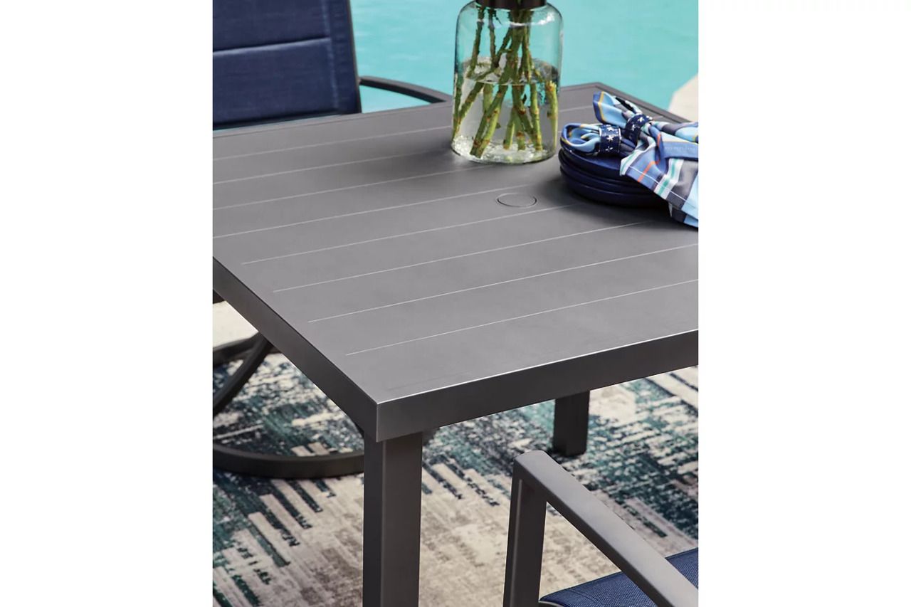 Point Bonita Outdoor Dining Table In Gray P326615