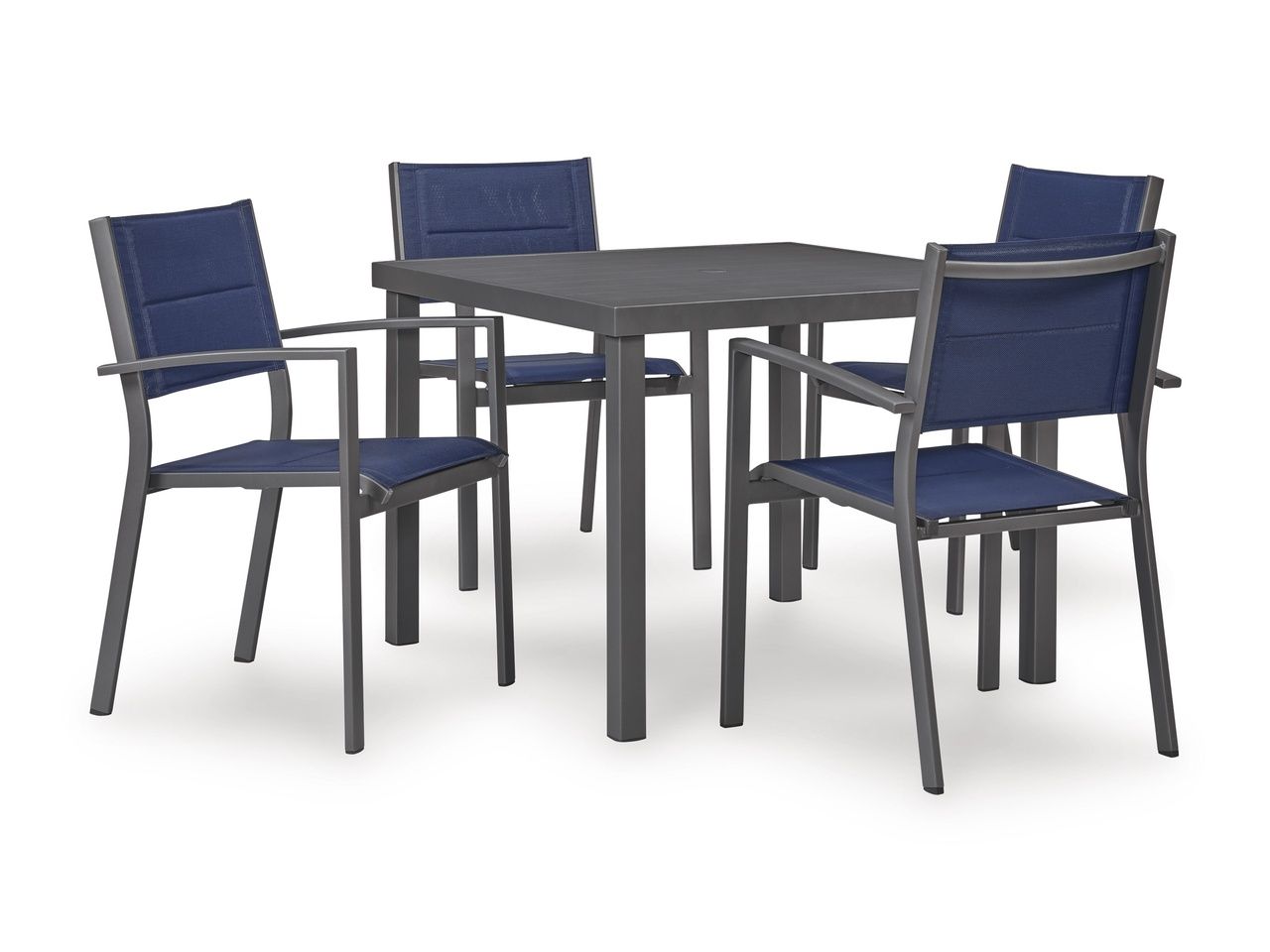 Point Bonita Outdoor Dining Table In Gray P326615