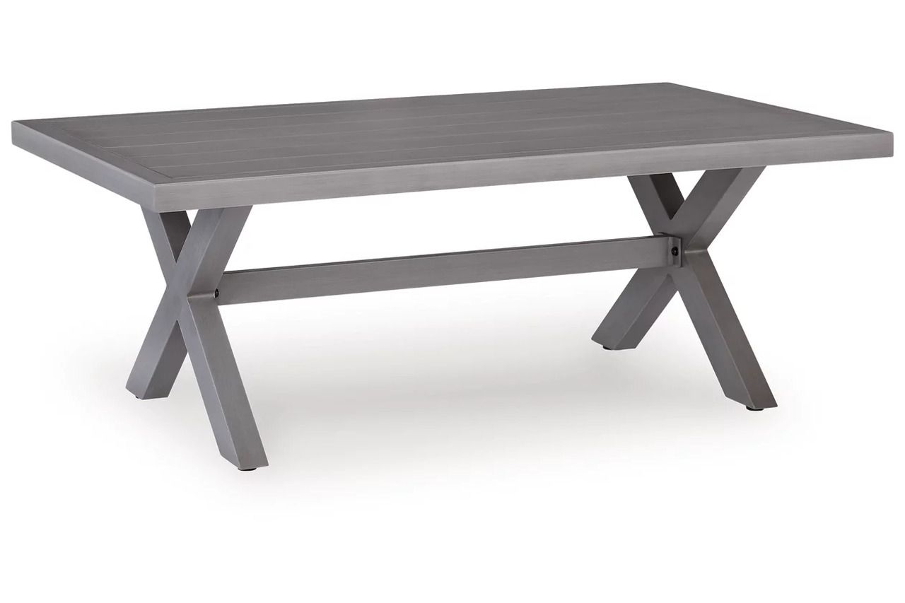 Dillon Beach Outdoor Coffee Table In Gray P418701