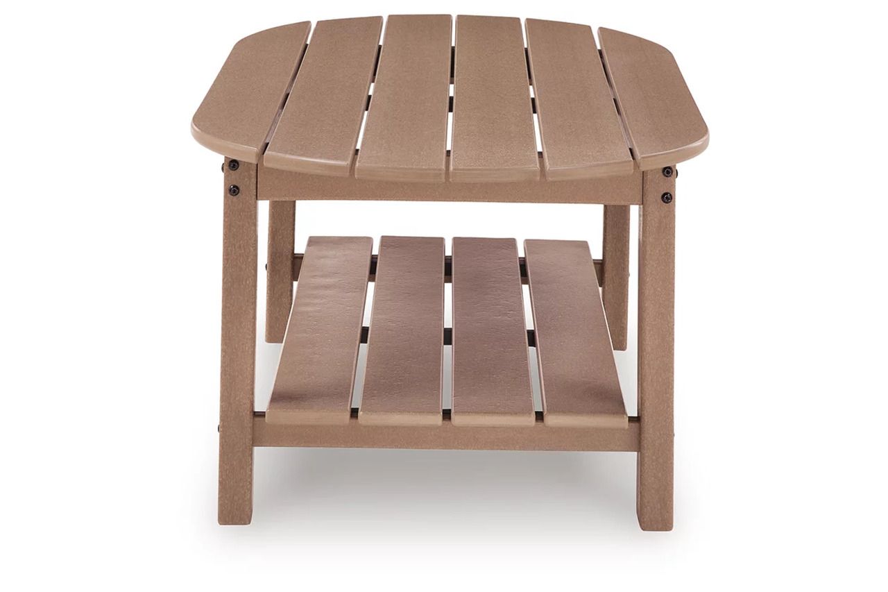 Cliffs Beach Outdoor Coffee Table In Driftwood P422700