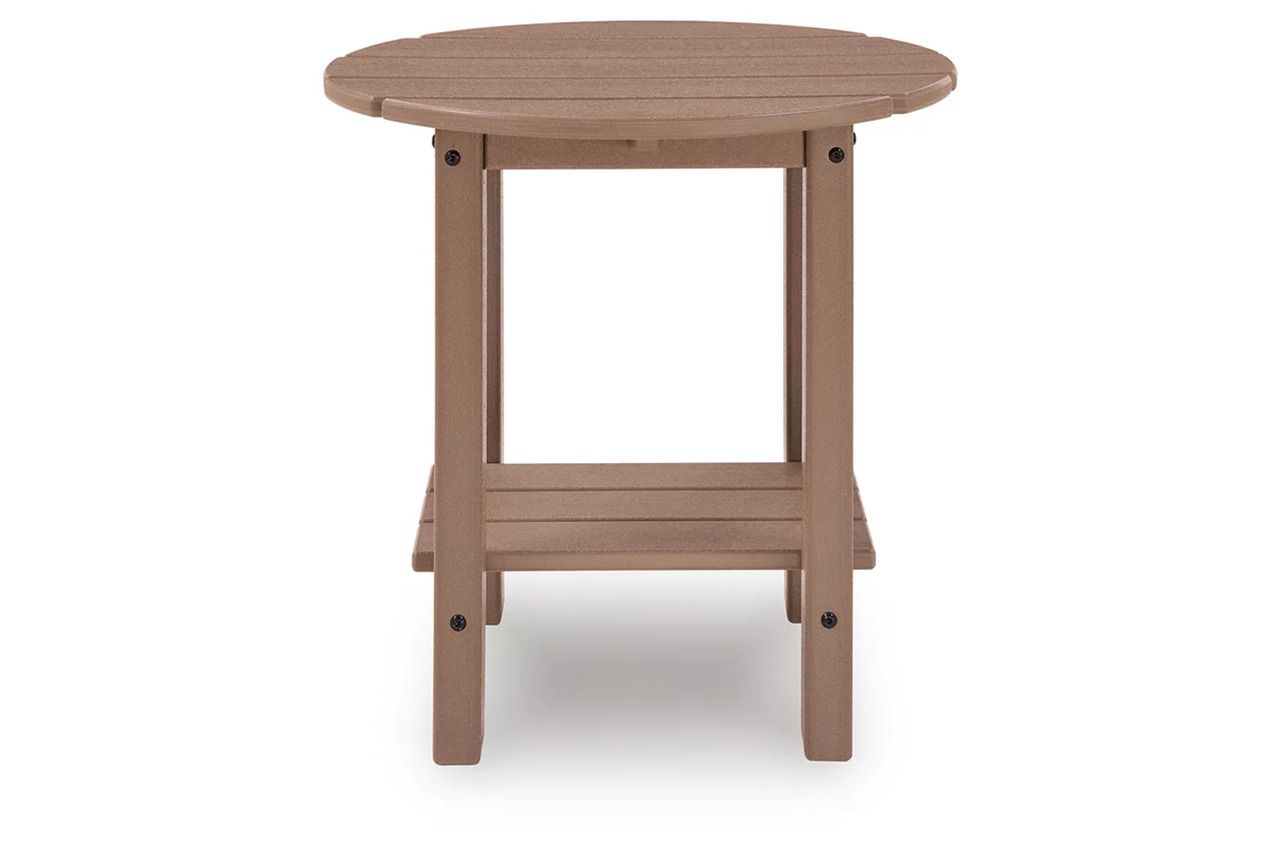 Cliffs Beach Outdoor End Table In Driftwood P422706