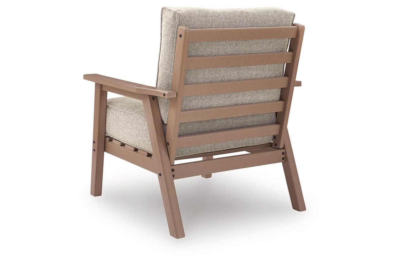 Cliffs Beach Outdoor Lounge Chair with Cushion Set of 2 In Driftwood P422820