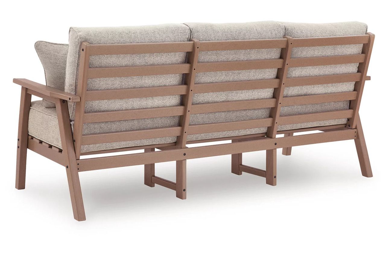 Cliffs Beach Outdoor Sofa with Cushion In Driftwood P422838