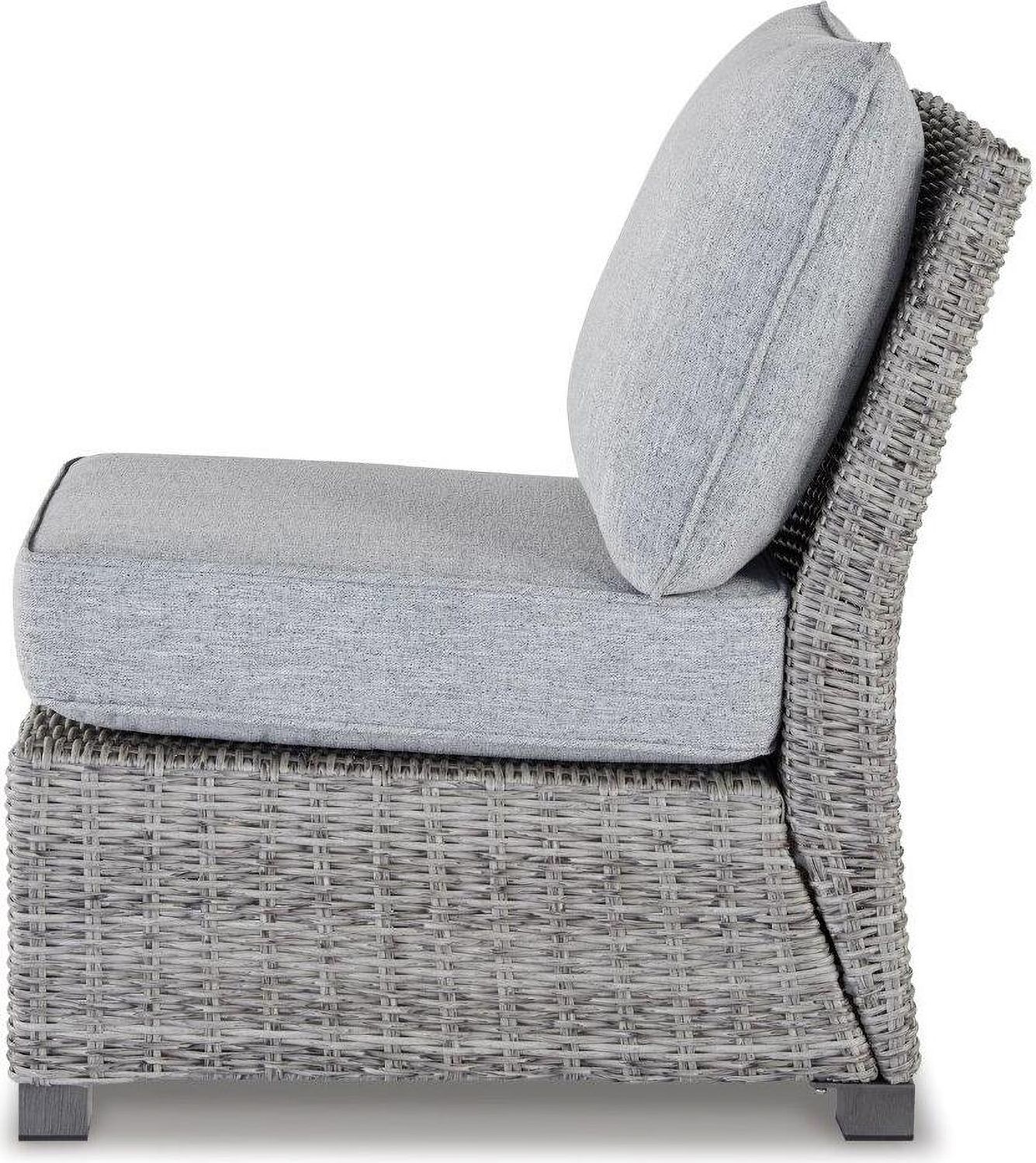 Naples Beach Light Grey And Beige Outdoor Sectional P439P1