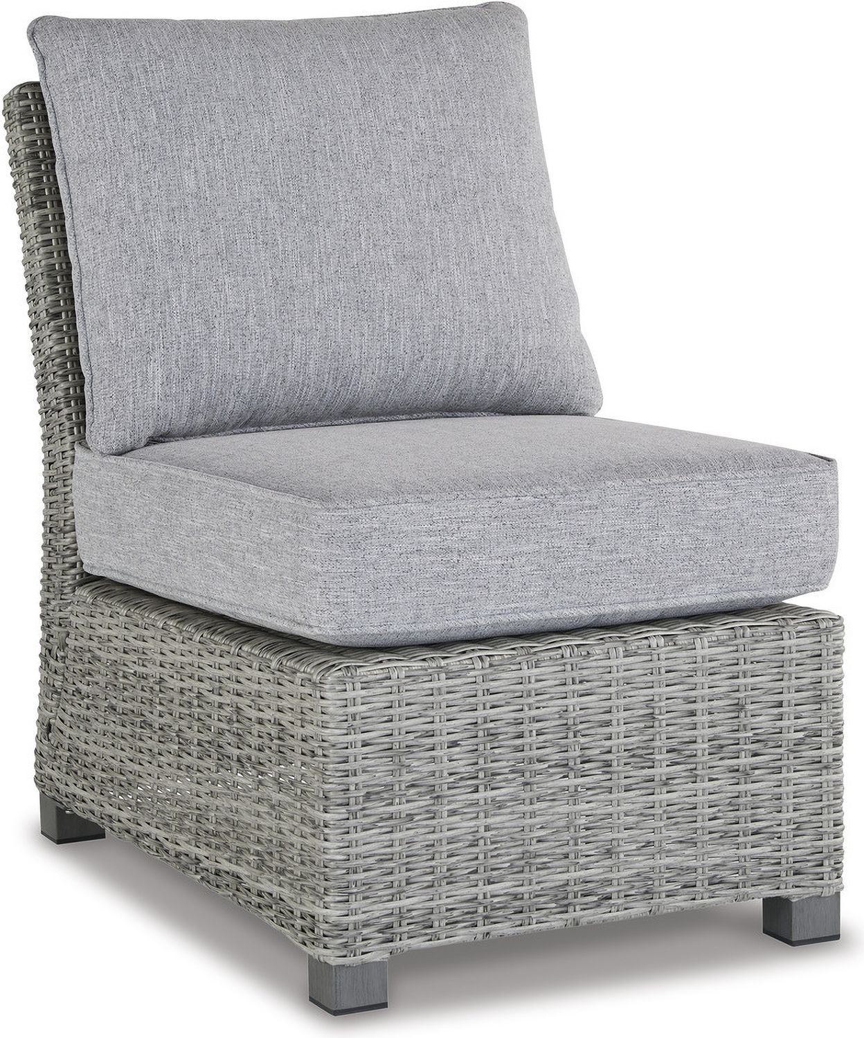 Naples Beach 4-Piece Outdoor Sectional In Light Gray P439P2