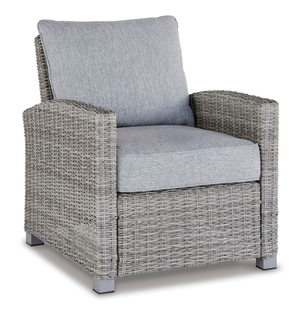 Naples Beach 4-Piece Outdoor Sectional In Light Gray P439P2