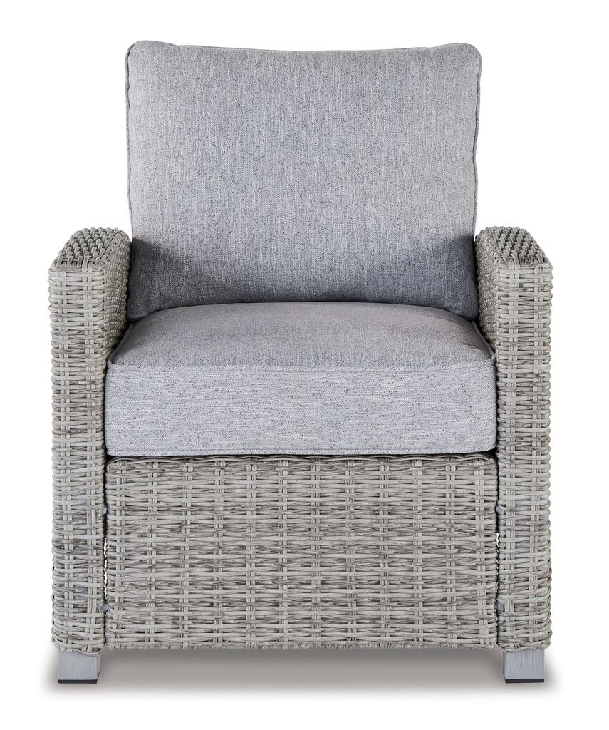 Naples Beach 4-Piece Outdoor Sectional In Light Gray P439P2