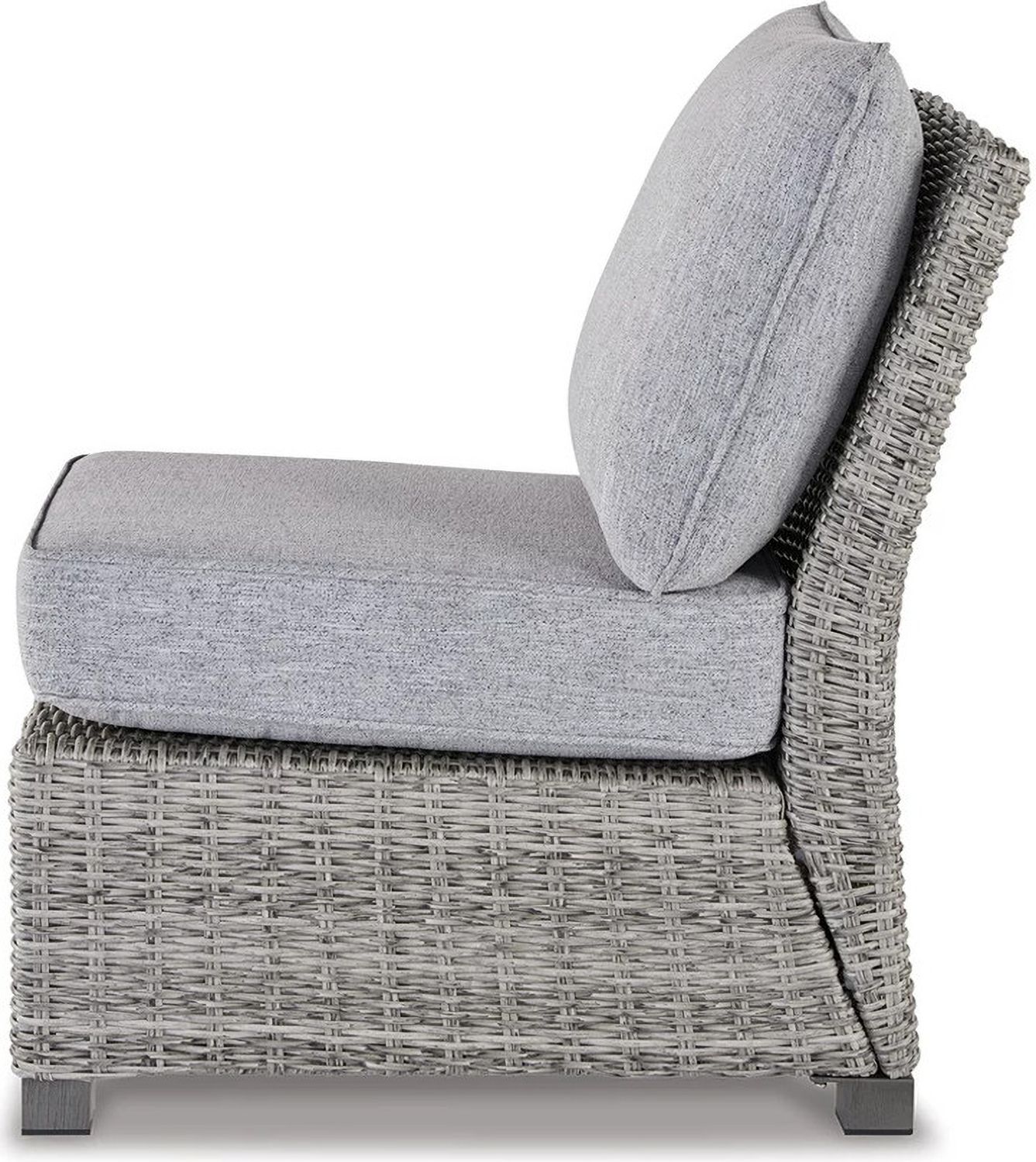 Naples Beach 4-Piece Outdoor Sectional In Light Gray P439P2