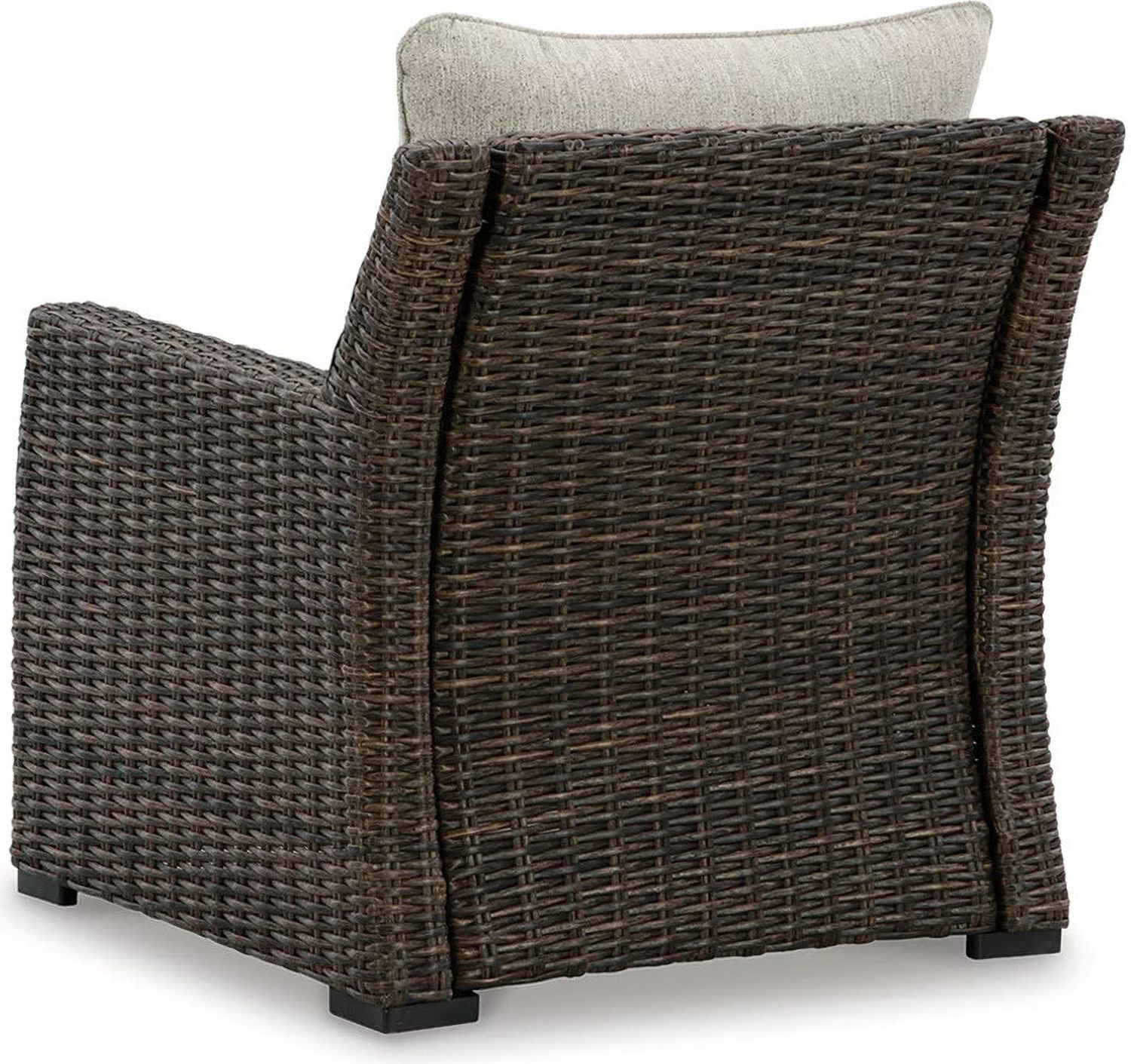 Brook Ranch Brown Lounge Chair With Cushion P465820