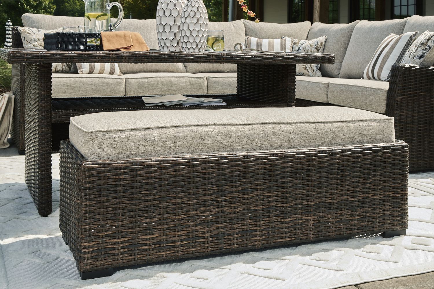 Brook Ranch Brown Sofa Sectional P465822