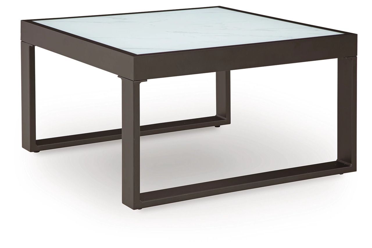 Beachloft Outdoor Coffee Table In Black and Gray P490708