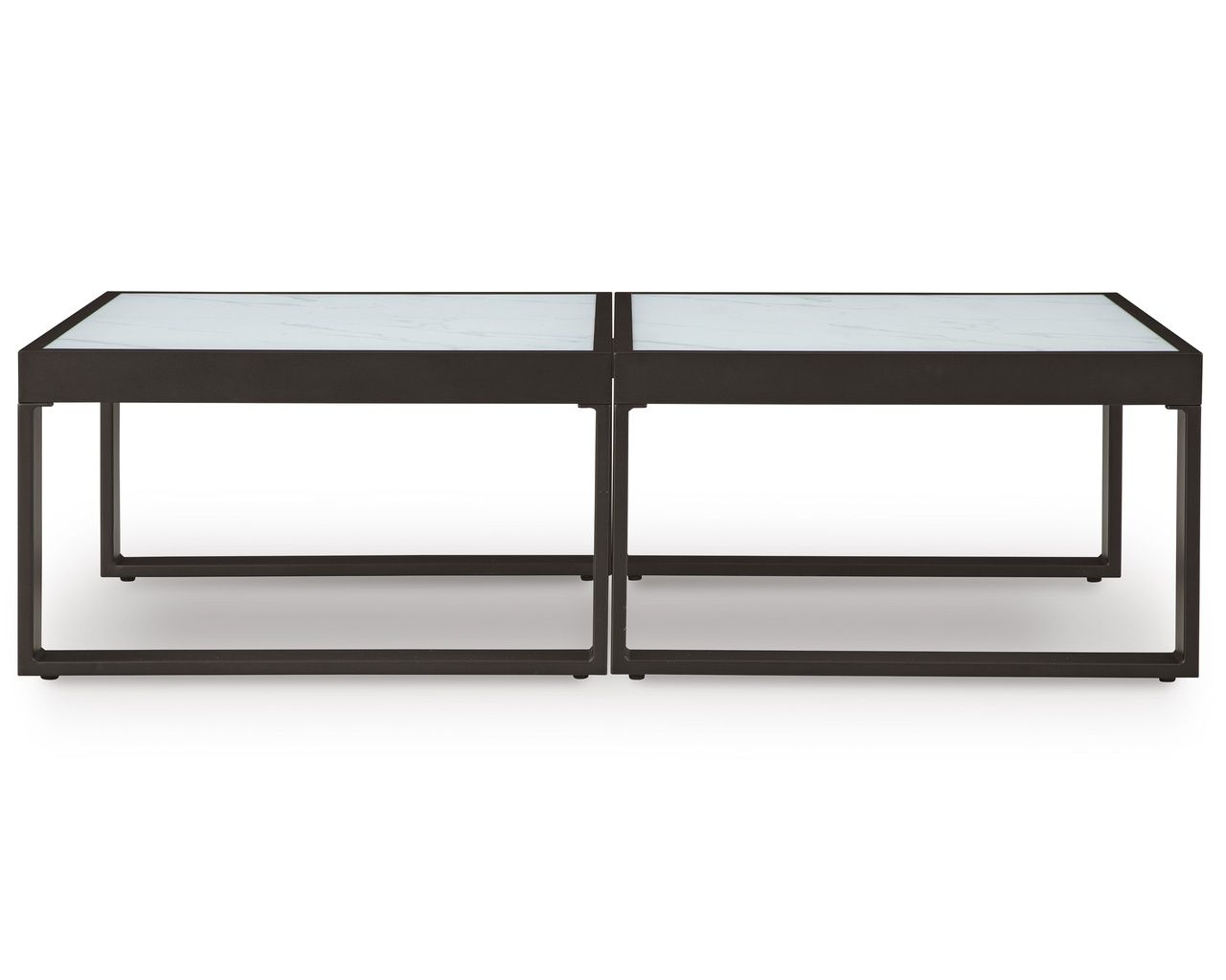 Beachloft Outdoor Coffee Table In Black and Gray P490708