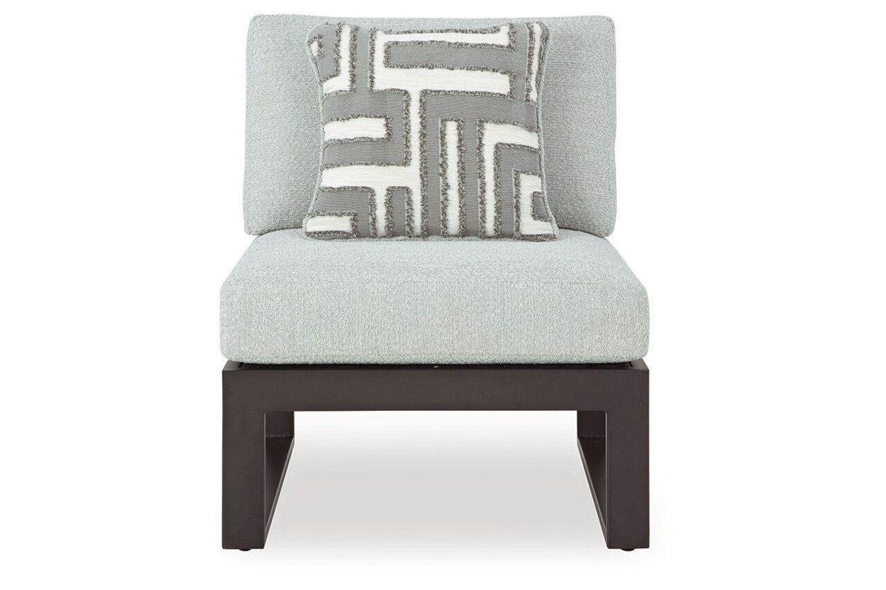 Beachloft 3-Piece Outdoor Sectional In Black and Gray P490P6