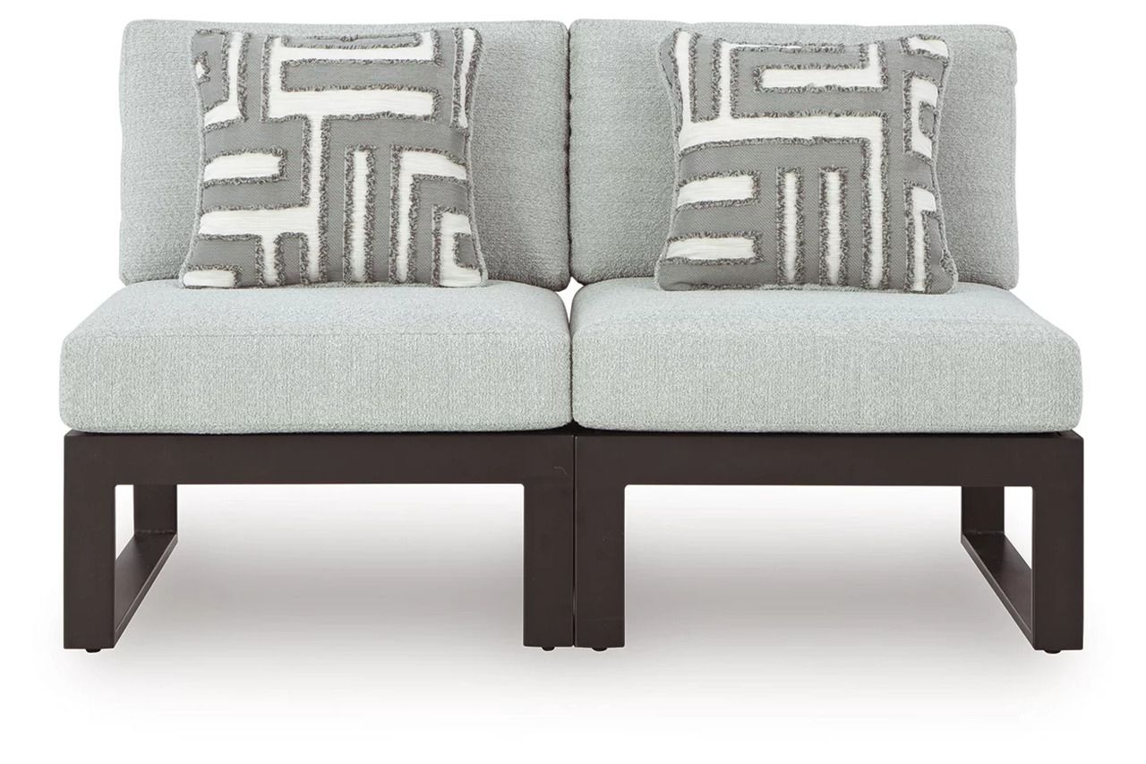 Beachloft 2-Piece Outdoor Sectional In Black P490P8
