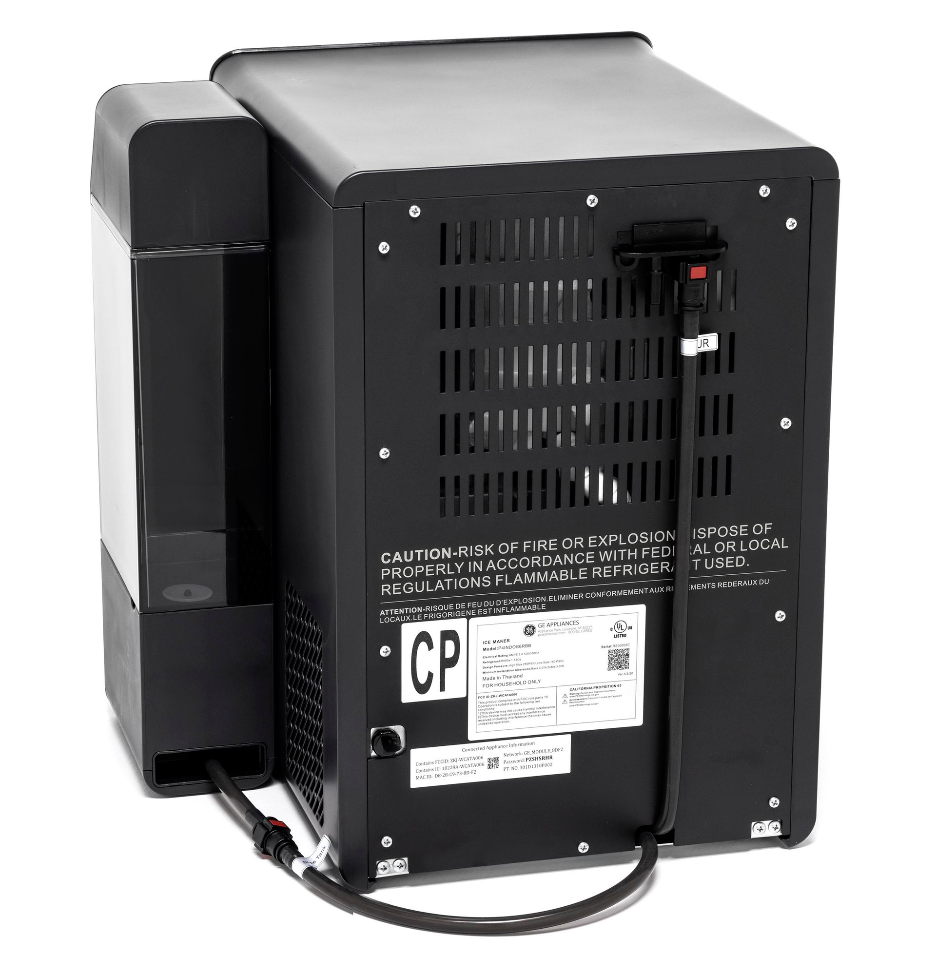 Opal Nugget Ice Maker Dispenser P4INDOS6RBB