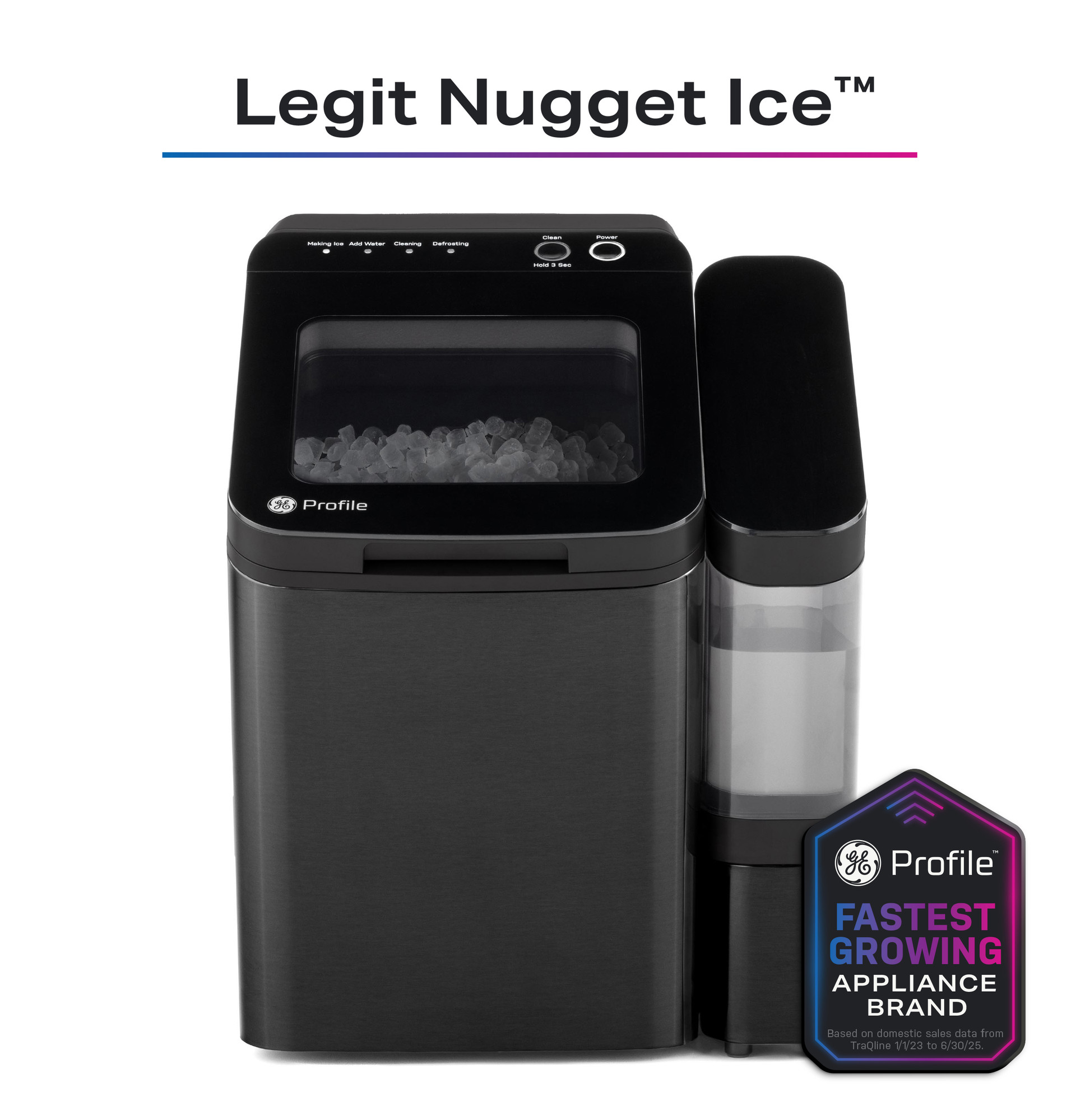 Opal1.0 Nugget Ice Maker With Side Tank P4INSASBVTS