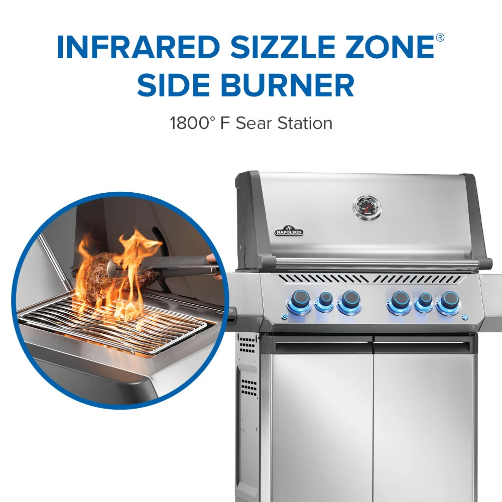 Prestige® 500 RSIB with Infrared Side and Rear Burner P500VRSIBPSS