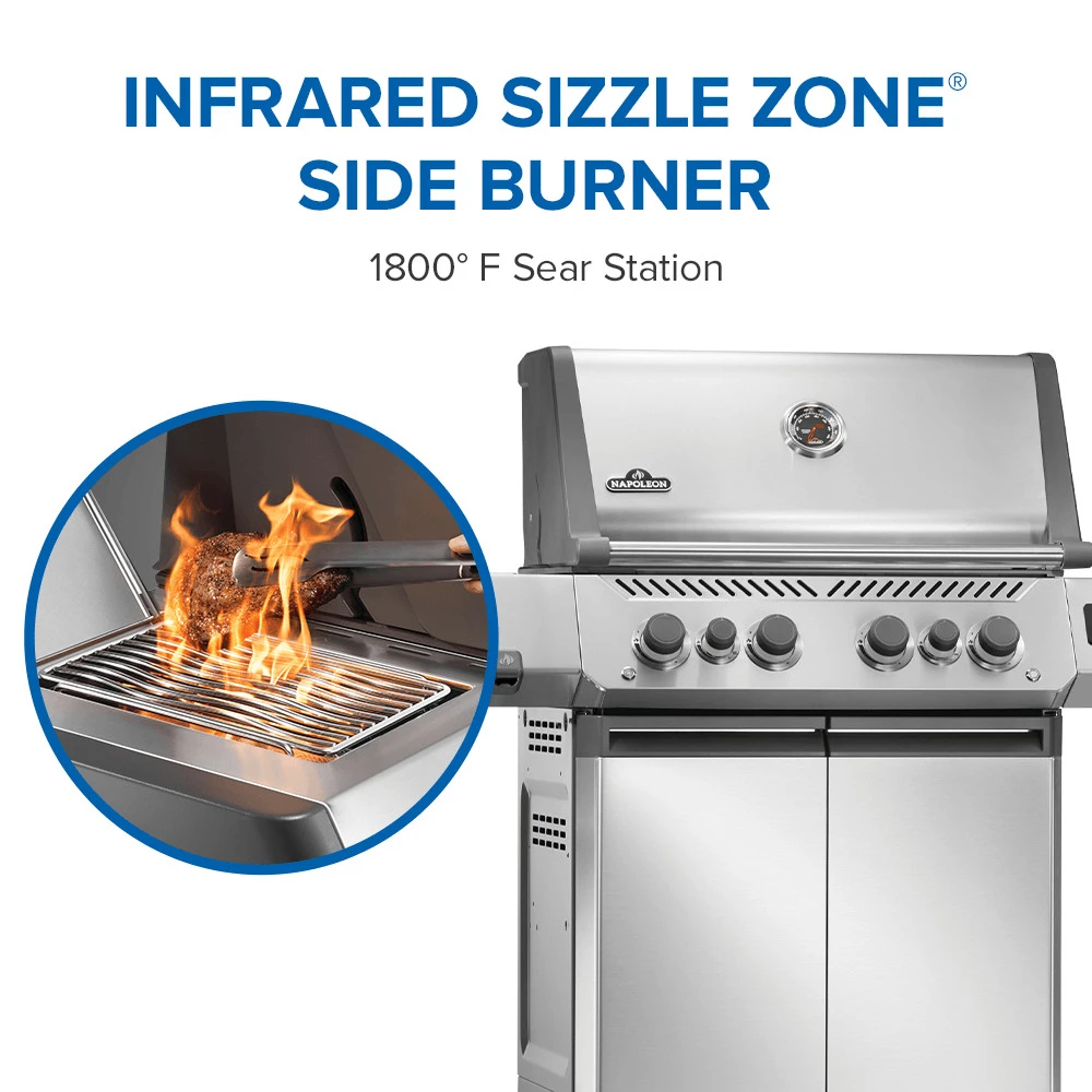 Prestige® 500 Connected RSIB with Infrared Side and Rear Burner P500VXRSIBNSS