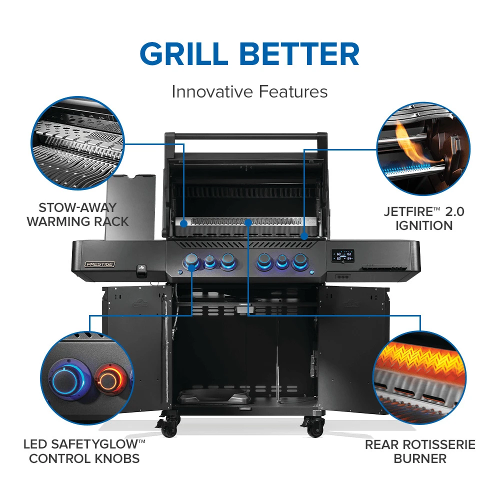 Phantom Prestige® 500 Connected RSIB with Infrared Side and Rear Burner P500VXRSIBPKPHM