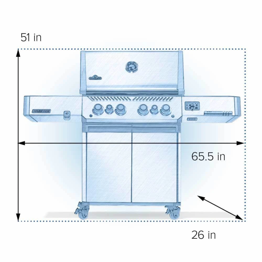 Prestige® 500 Connected RSIB with Infrared Side and Rear Burner P500VXRSIBPSS