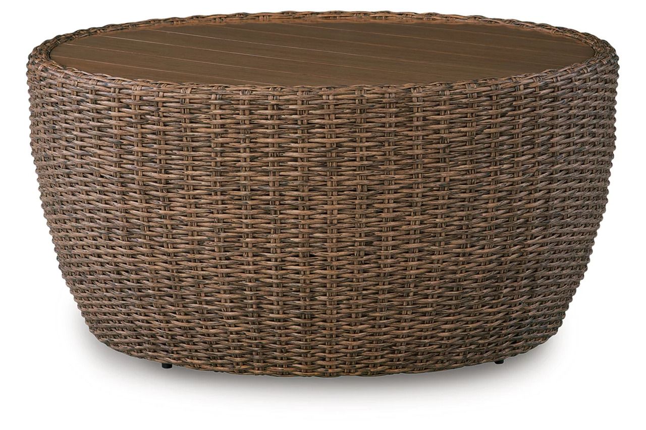 Cardiff Beach Outdoor Coffee Table In Beige P503708