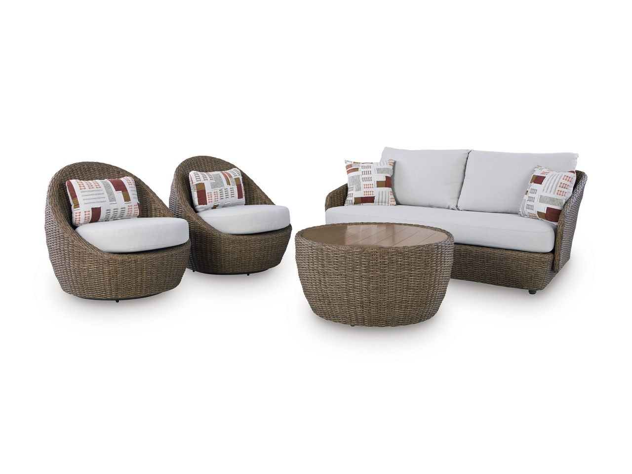 Cardiff Beach Outdoor Coffee Table In Beige P503708